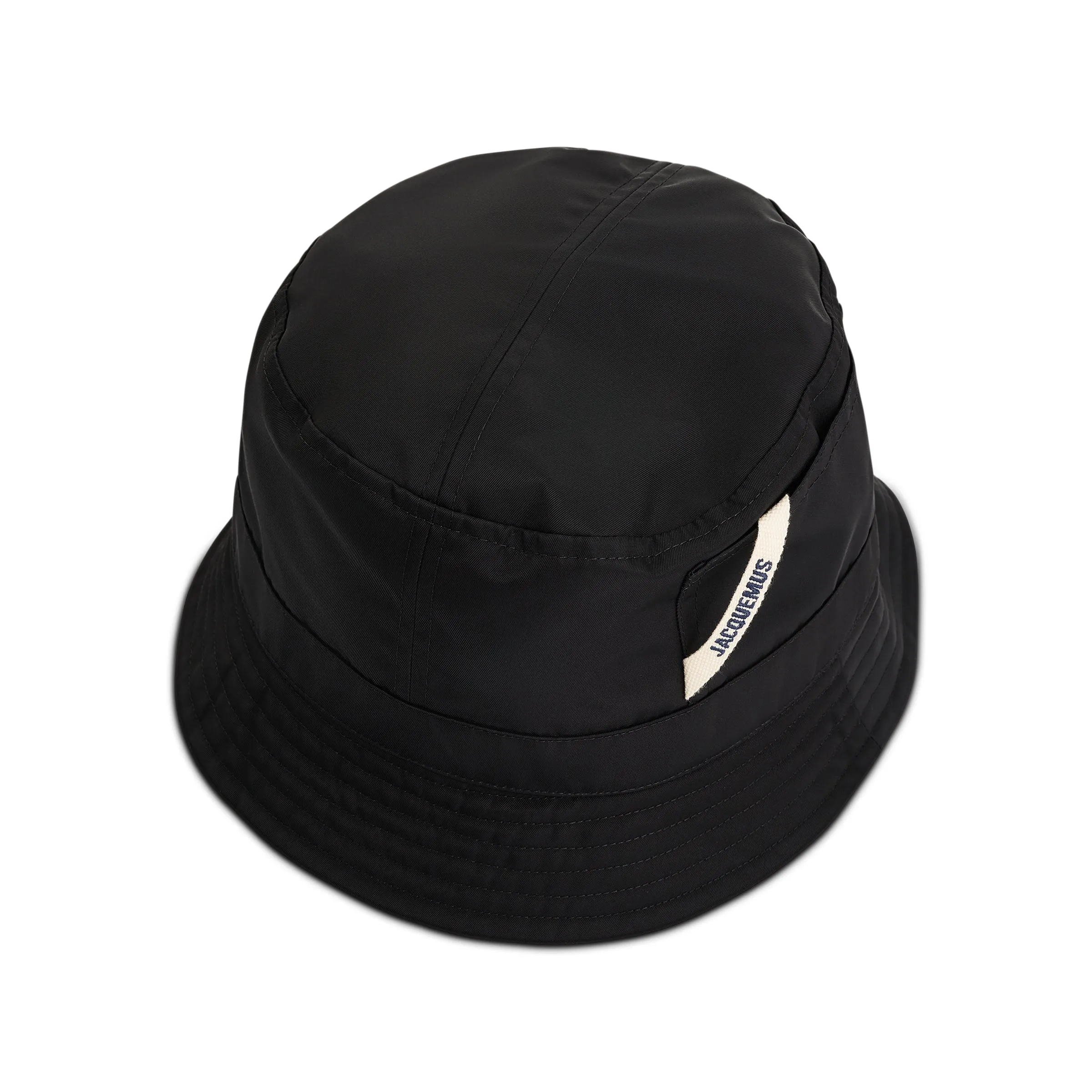 Ovalie Logo Bucket Hat in Black sold by MARAIS product image thumbnail 3