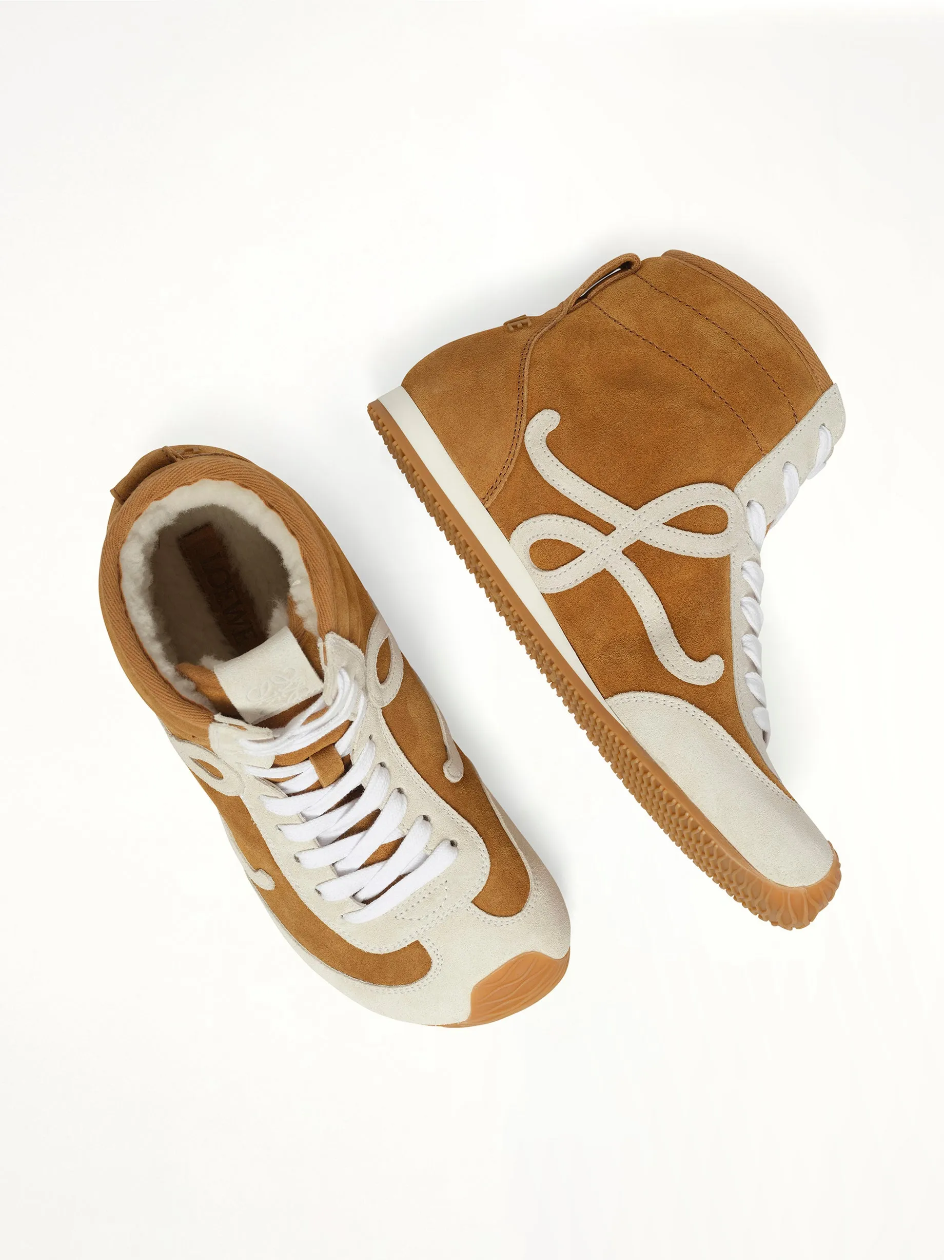 Ballet Runner 2.0 High Top in Tan/White sold by MARAIS product image thumbnail 4