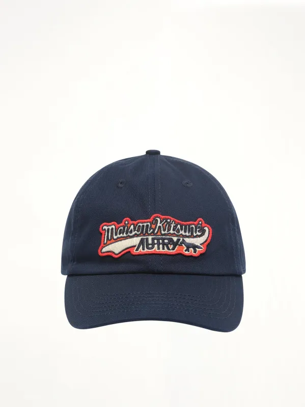 Autry x Maison Kitsune Cap in Blue sold by MARAIS