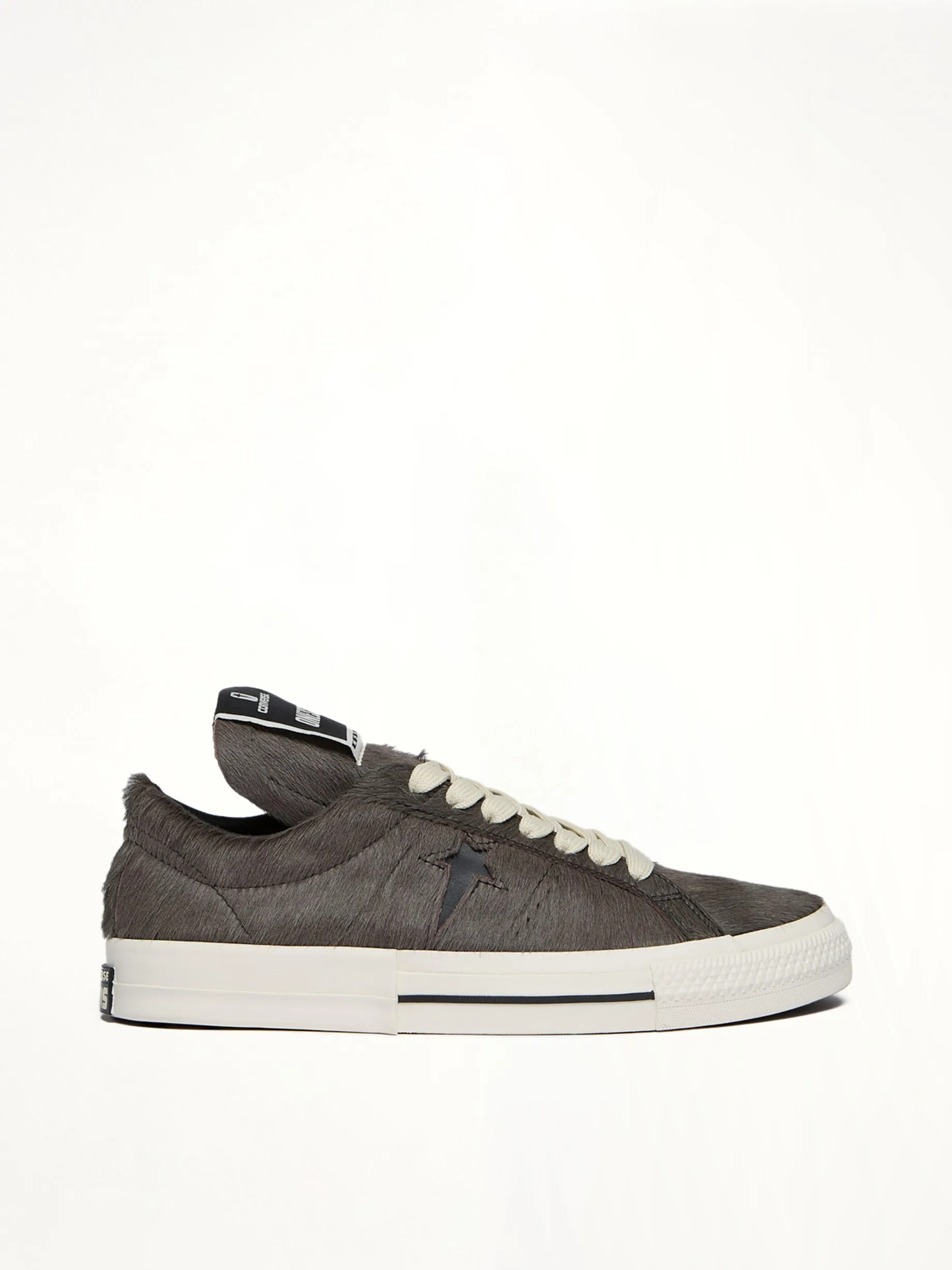 One Star Fur Sneaker A14796C in Dark Dust/Black sold by MARAIS