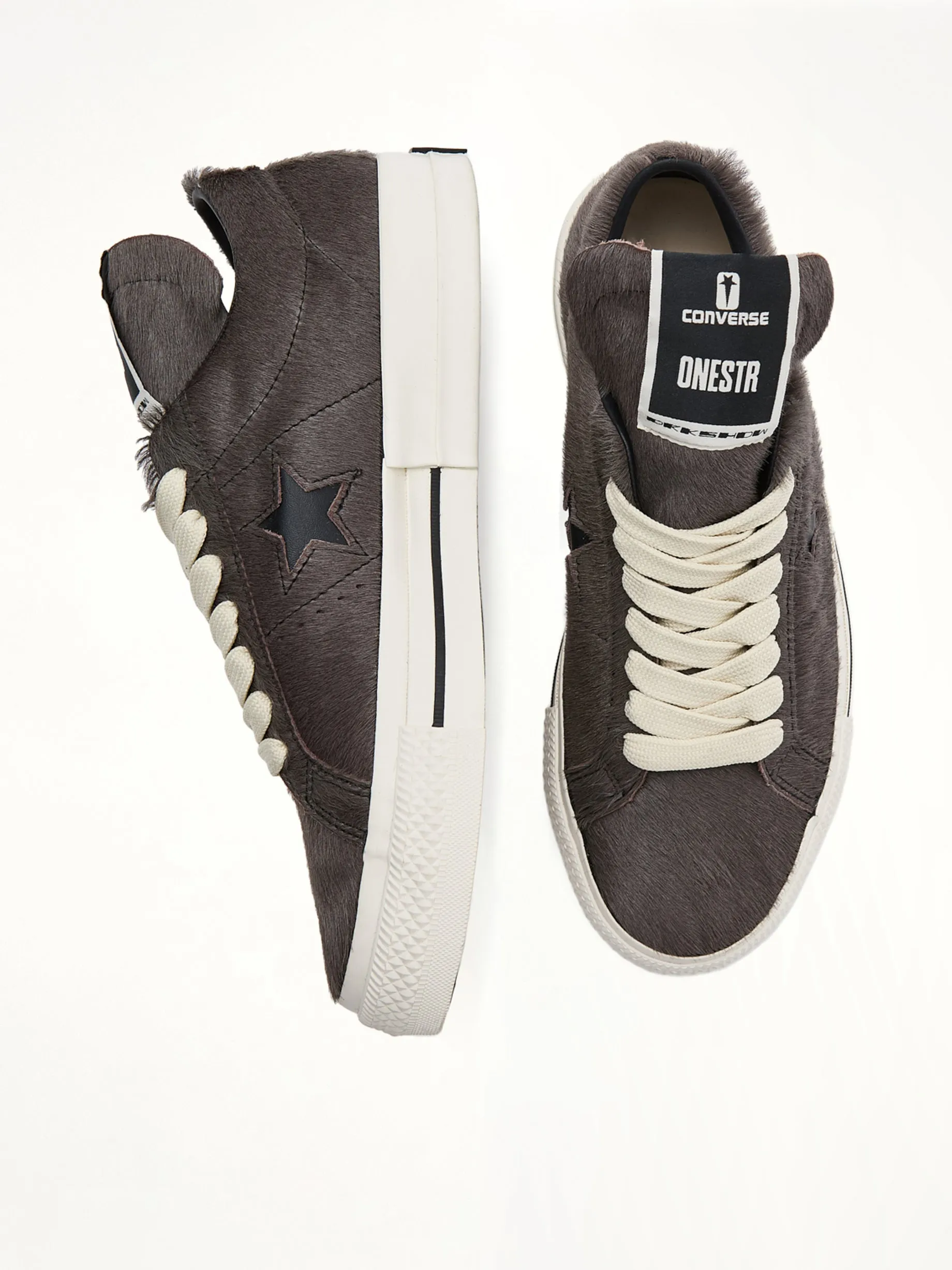 One Star Fur Sneaker A14796C in Dark Dust/Black sold by MARAIS product image thumbnail 5