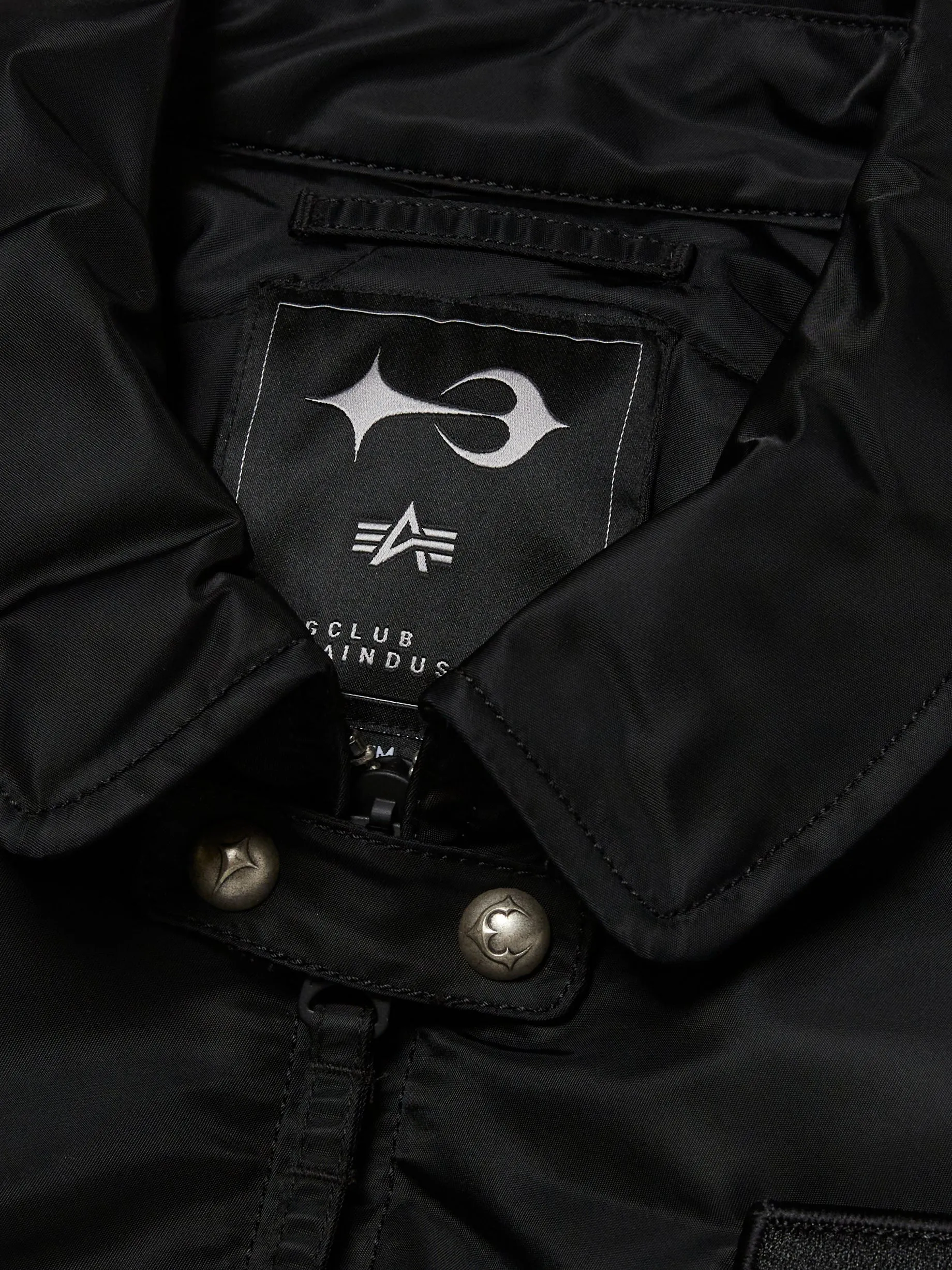 TC x Alpha Industries Bomber Jacket (Spike Ver) in Black sold by MARAIS product image thumbnail 3