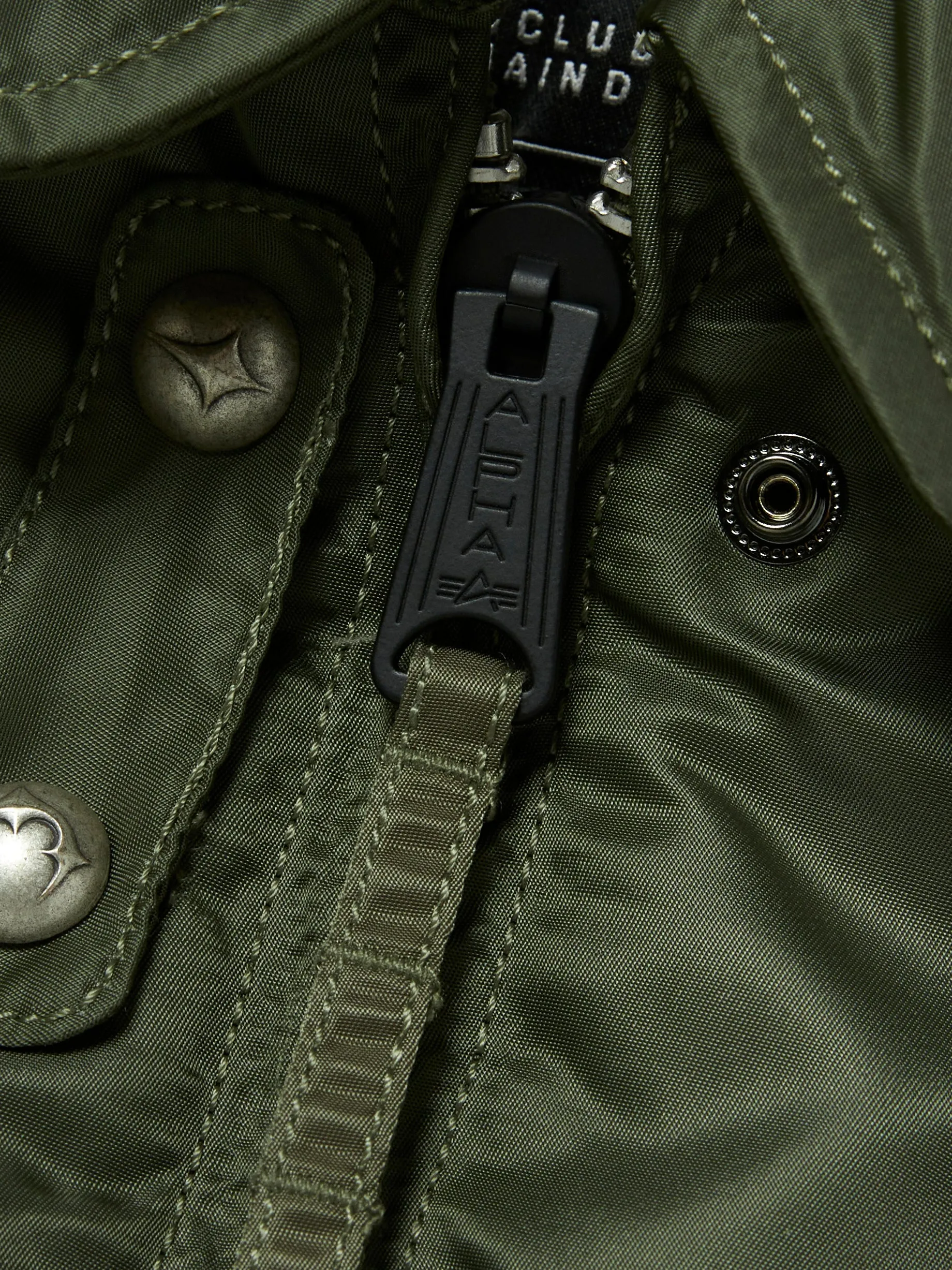 TC x Alpha Industries Bomber Jacket (Rivet Ver) in Sage sold by MARAIS product image thumbnail 5