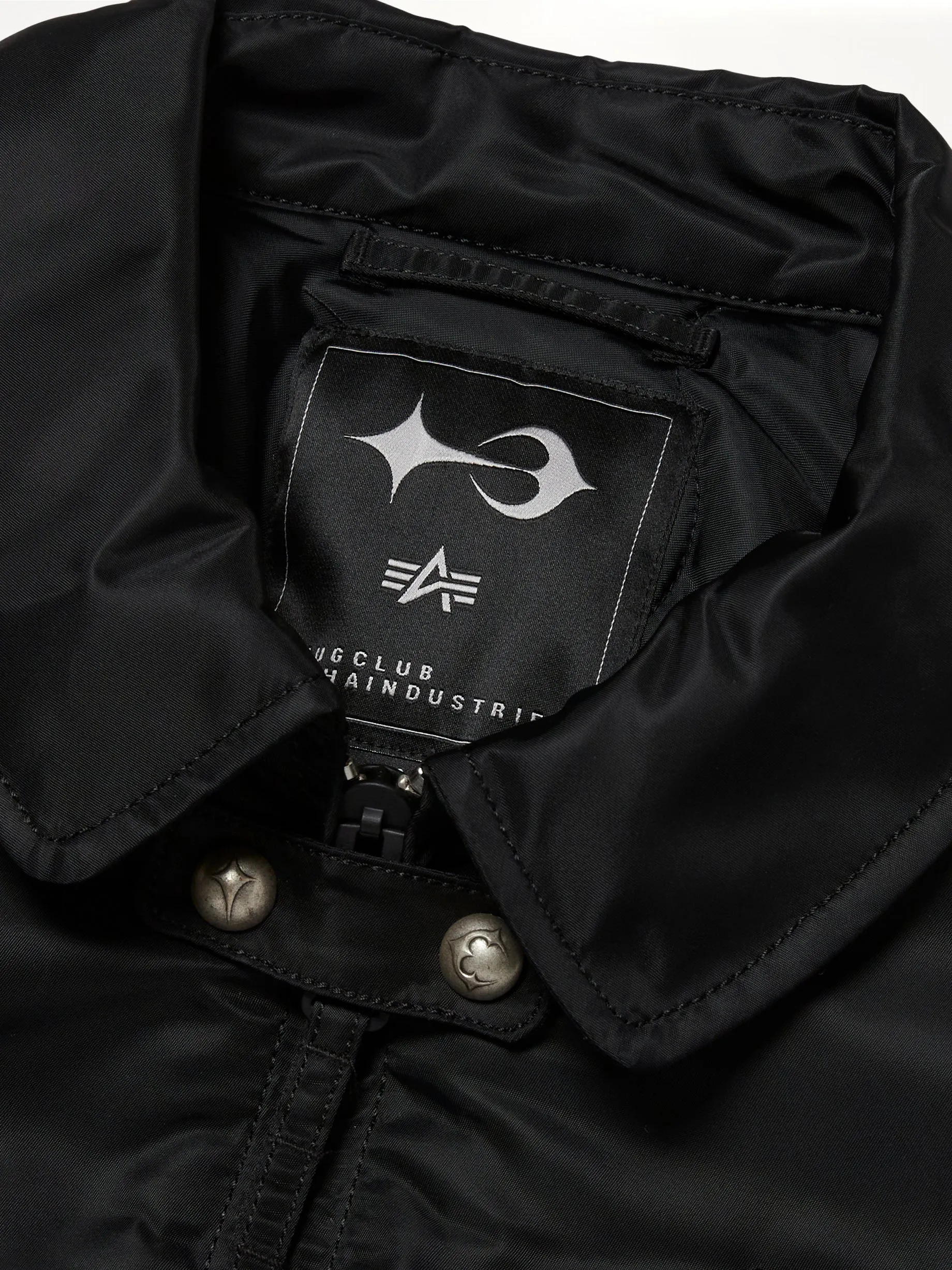 TC x Alpha Industries Bomber Jacket (Rivet Ver) in Black sold by MARAIS product image thumbnail 3