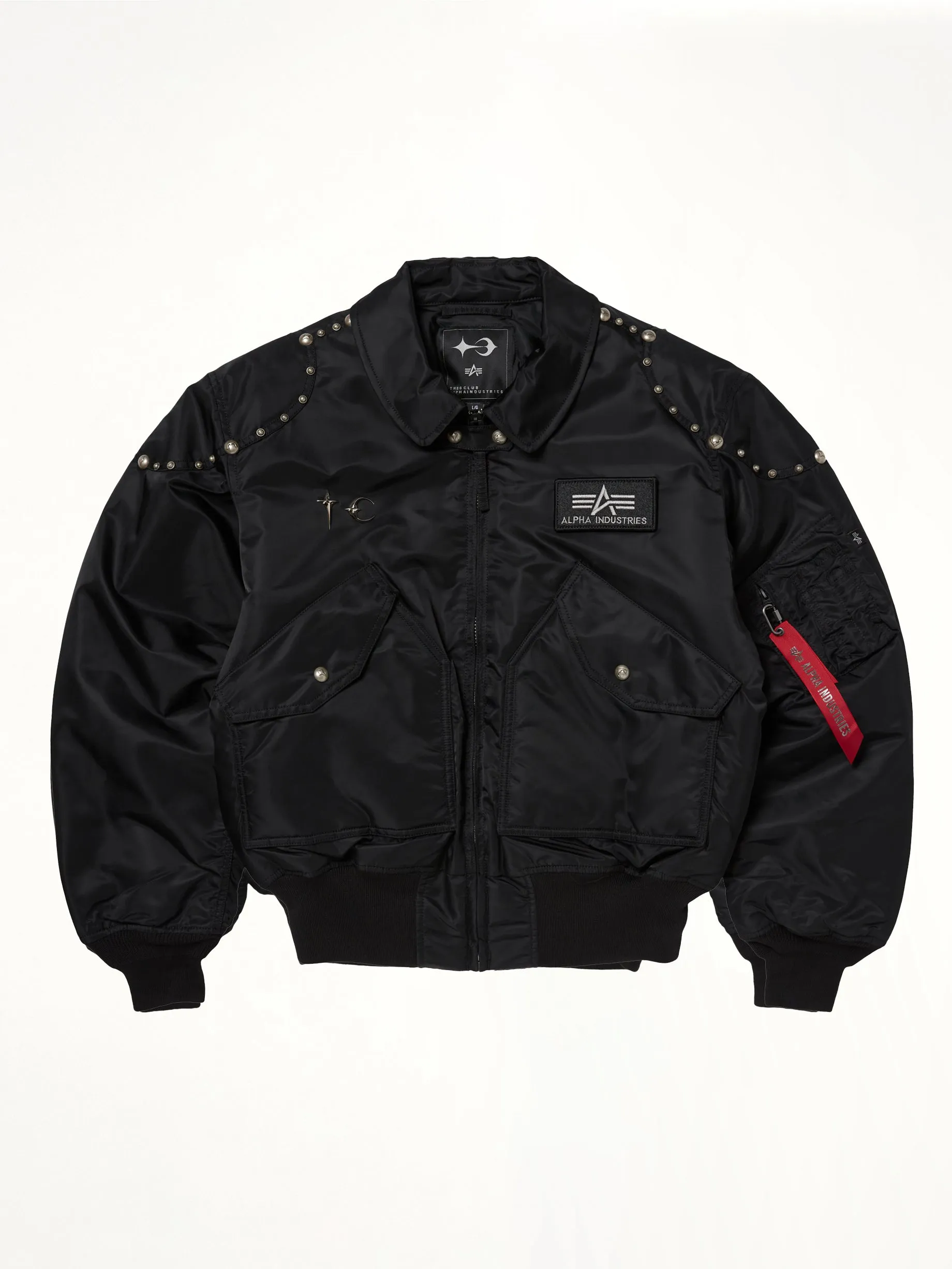 TC x Alpha Industries Bomber Jacket (Rivet Ver) in Black sold by MARAIS
