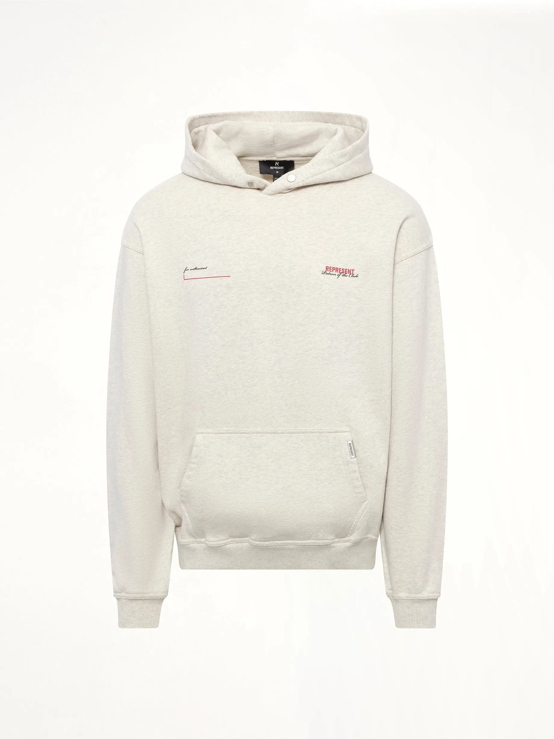 Patron of The Club Hoodie in Cream Marl sold by MARAIS product image thumbnail 2