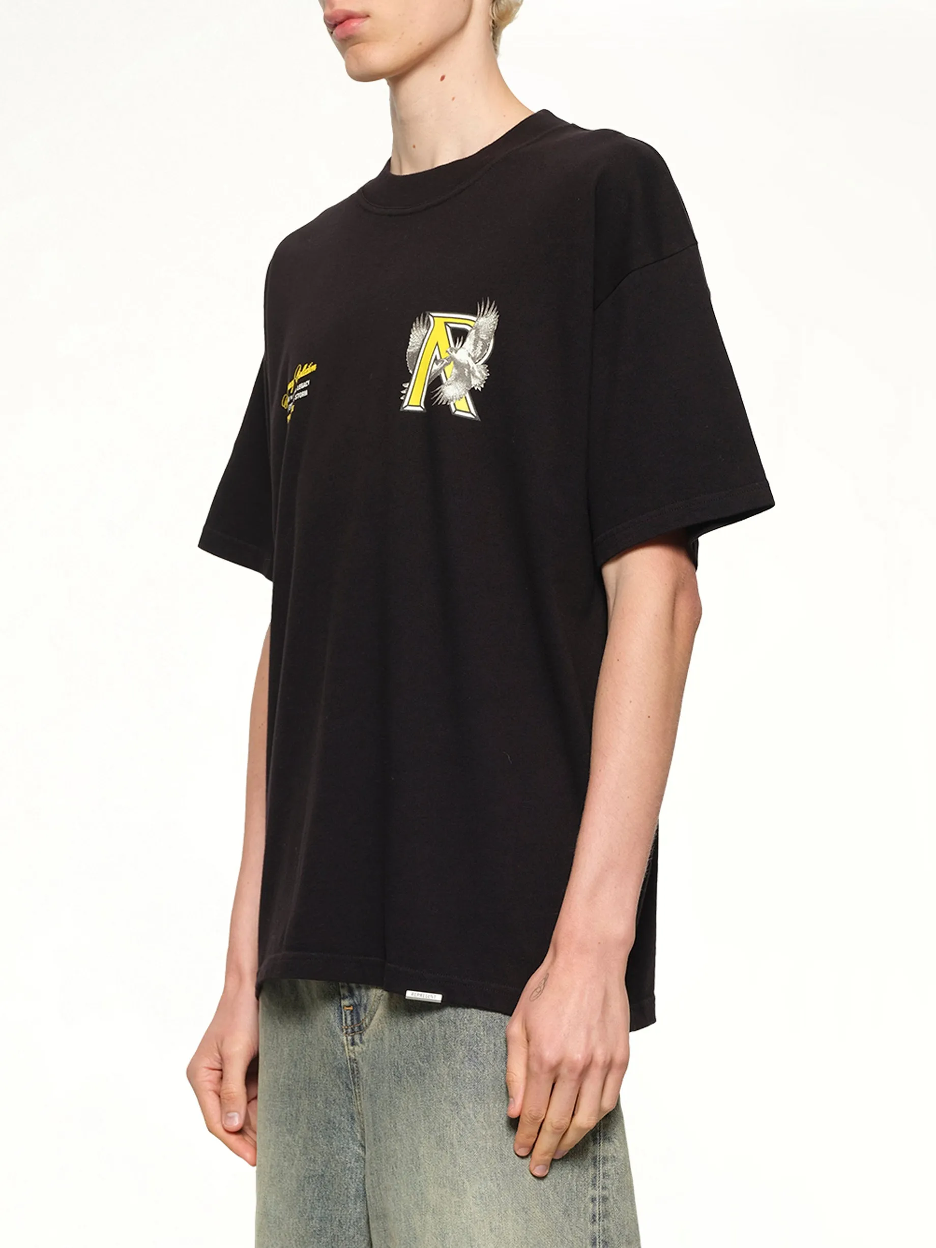 Legacy Falcon T-Shirt in Jet Black sold by MARAIS product image thumbnail 3