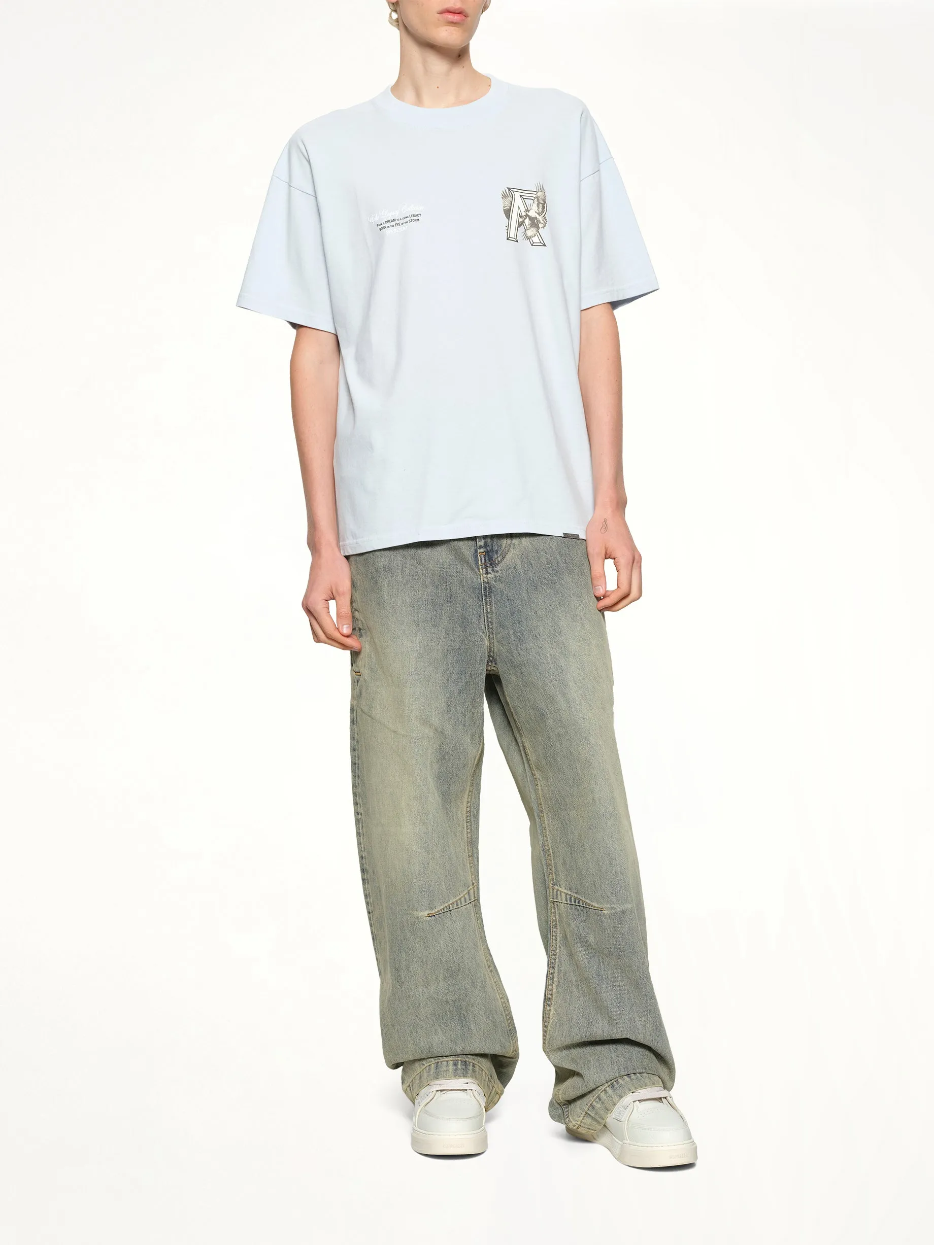 Legacy Falcon T-Shirt in Cloud sold by MARAIS product image thumbnail 4