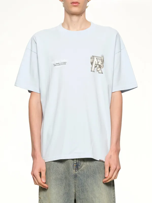 Legacy Falcon T-Shirt in Cloud sold by MARAIS