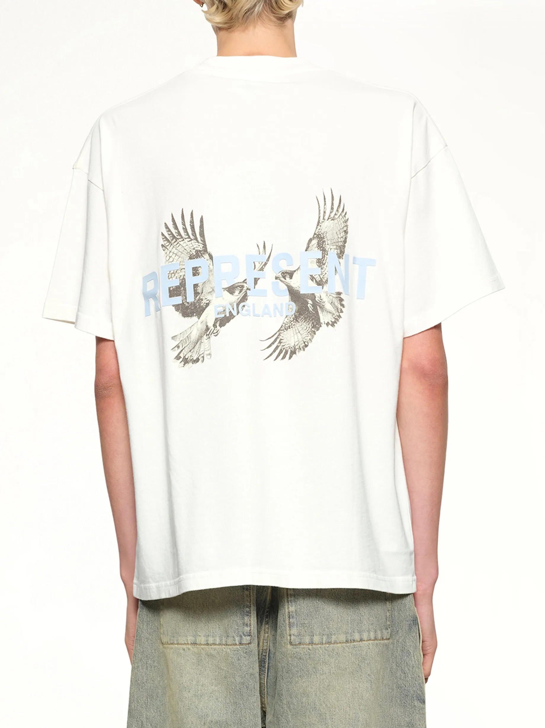 Legacy Falcon T-Shirt in Flat White sold by MARAIS product image thumbnail 5
