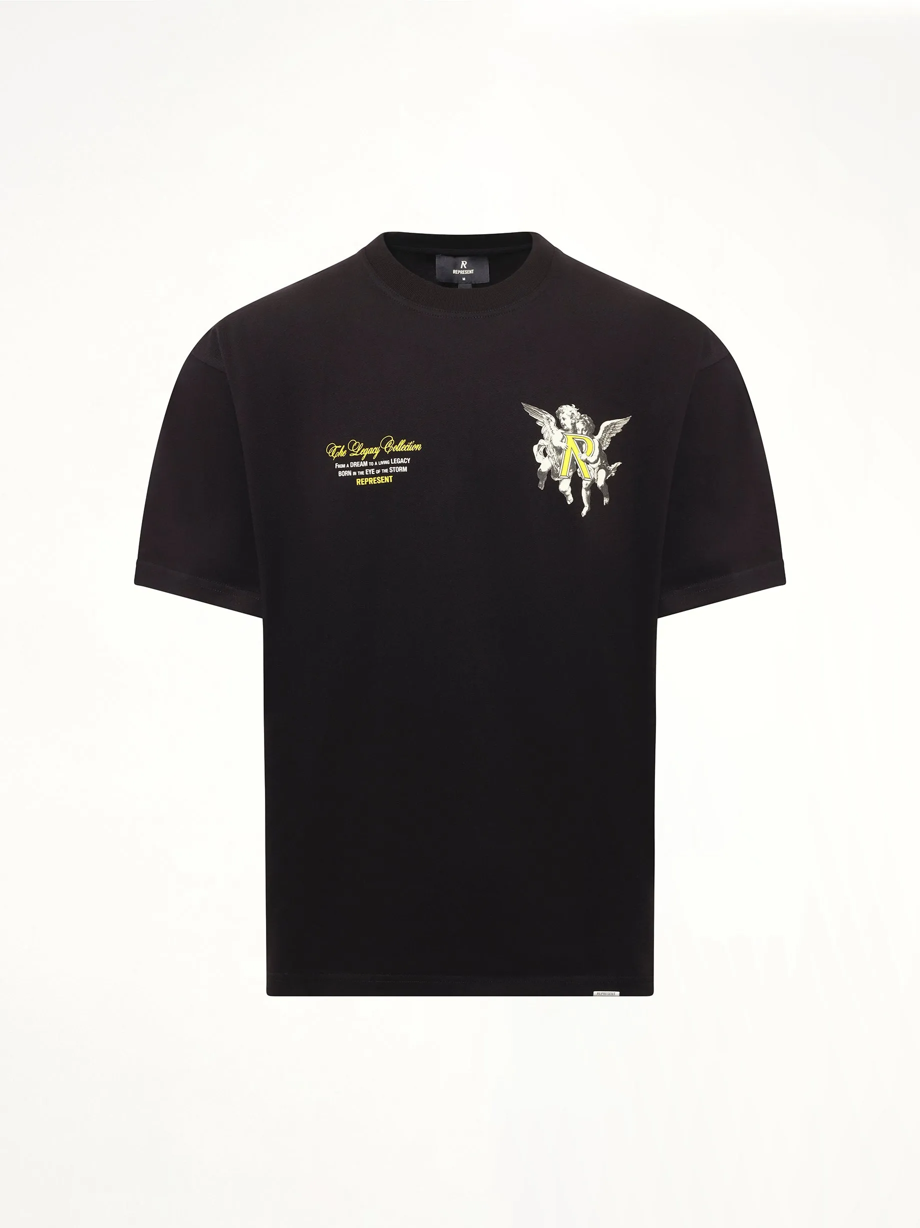 Represent Legacy Cherubs T-Shirt in Jet Black sold by MARAIS product image thumbnail 2