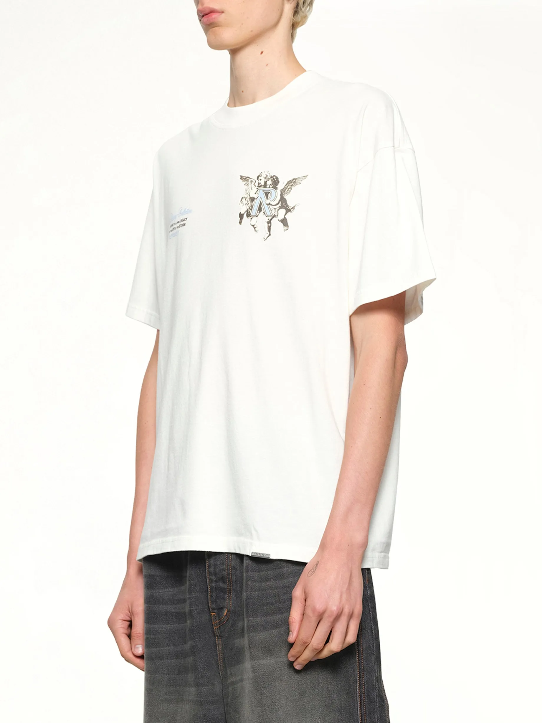Represent Legacy Cherubs T-Shirt in Flat White sold by MARAIS product image thumbnail 3