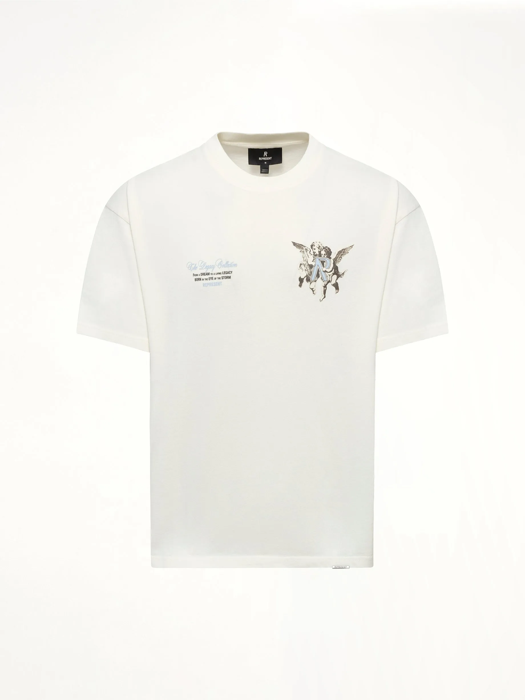 Represent Legacy Cherubs T-Shirt in Flat White sold by MARAIS product image thumbnail 2