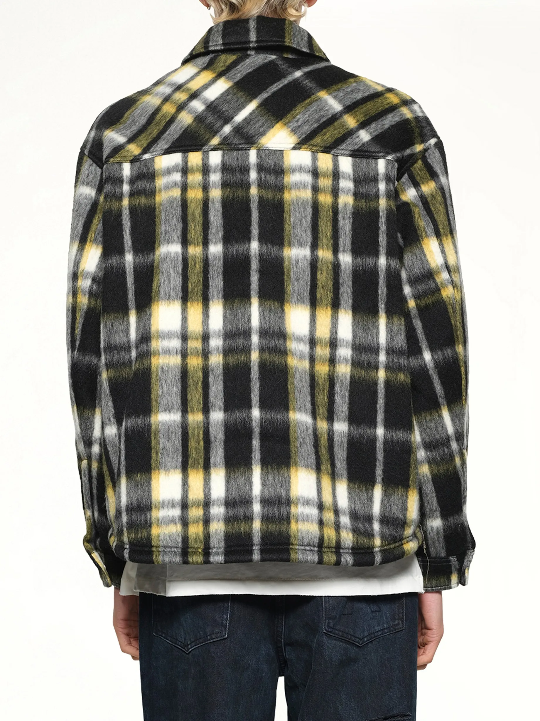 Textured Overshirt in Jet Black sold by MARAIS product image thumbnail 5