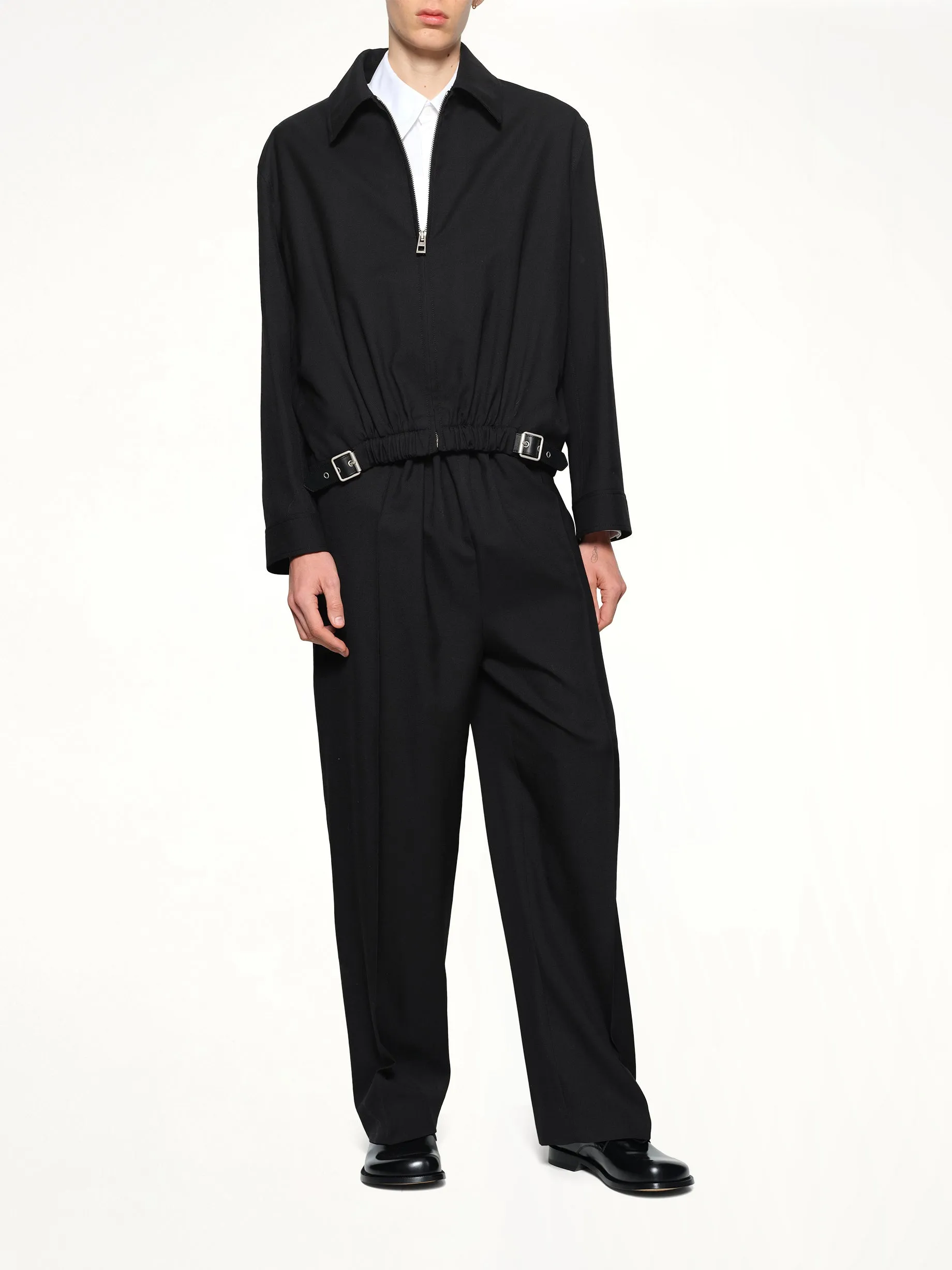 Belted Jacket in Black sold by MARAIS product image thumbnail 4