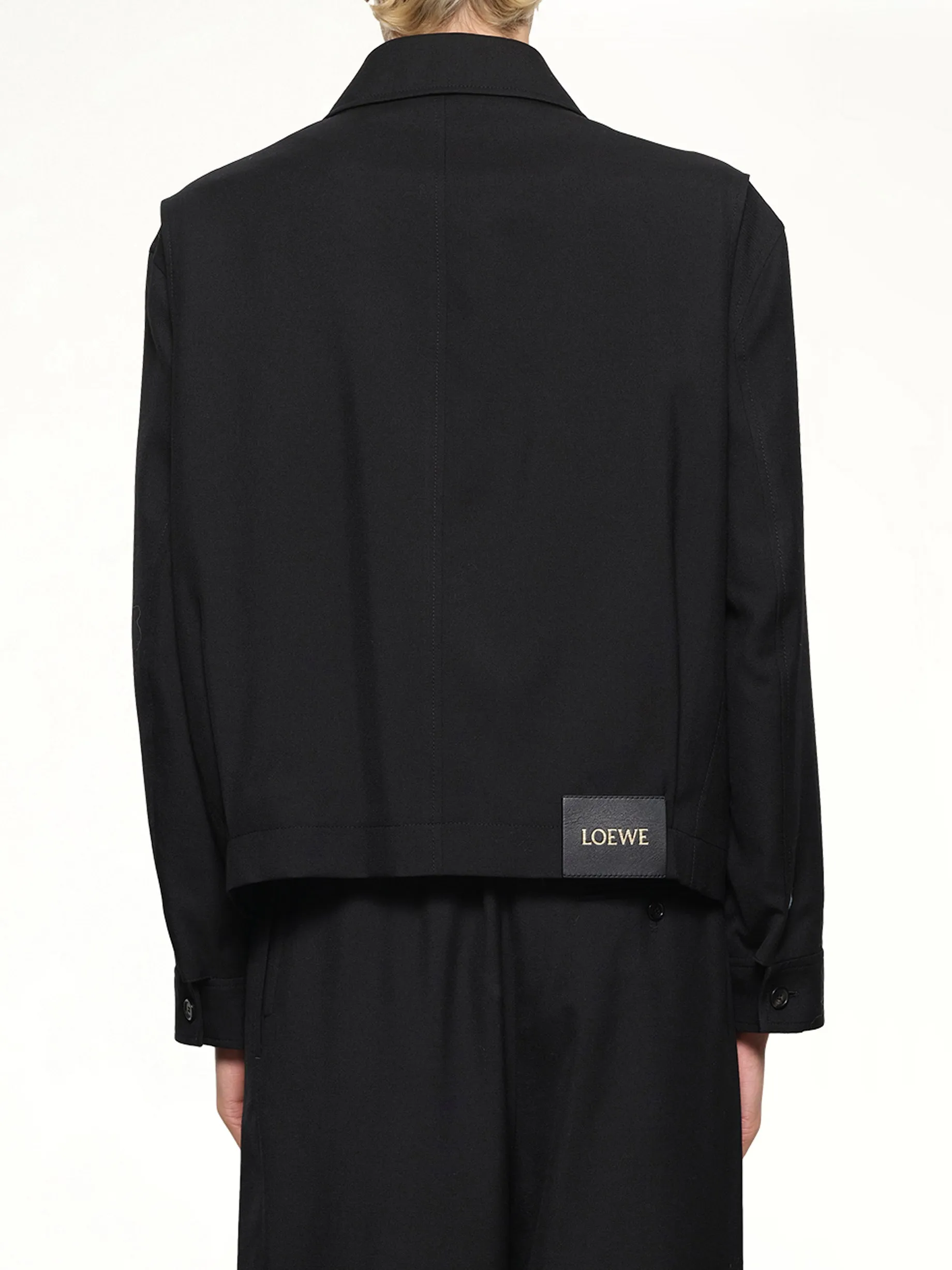 Belted Jacket in Black sold by MARAIS product image thumbnail 5