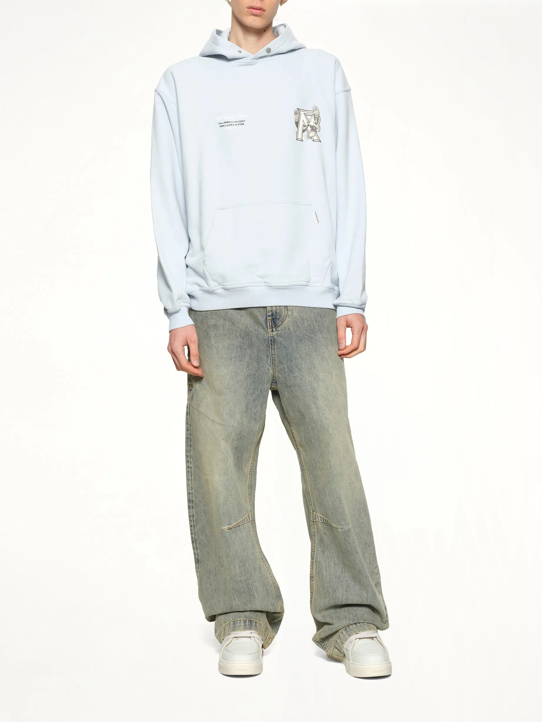 Legacy Falcon Hoodie in Cloud sold by MARAIS product image thumbnail 4