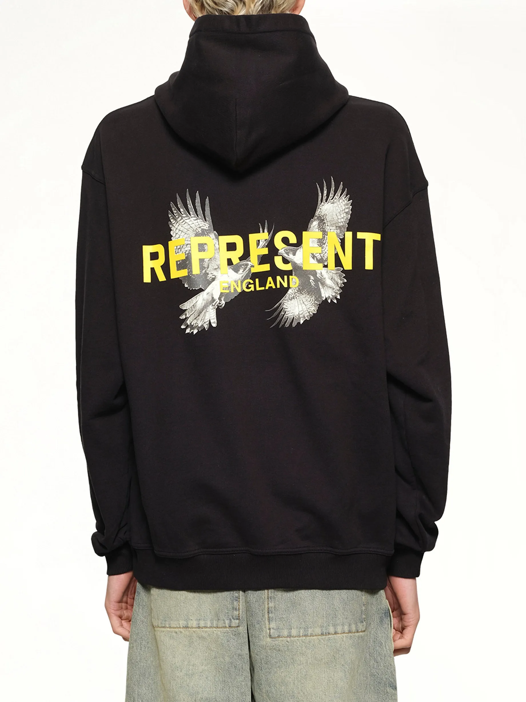 Legacy Falcon Hoodie in Jet Black sold by MARAIS product image thumbnail 5
