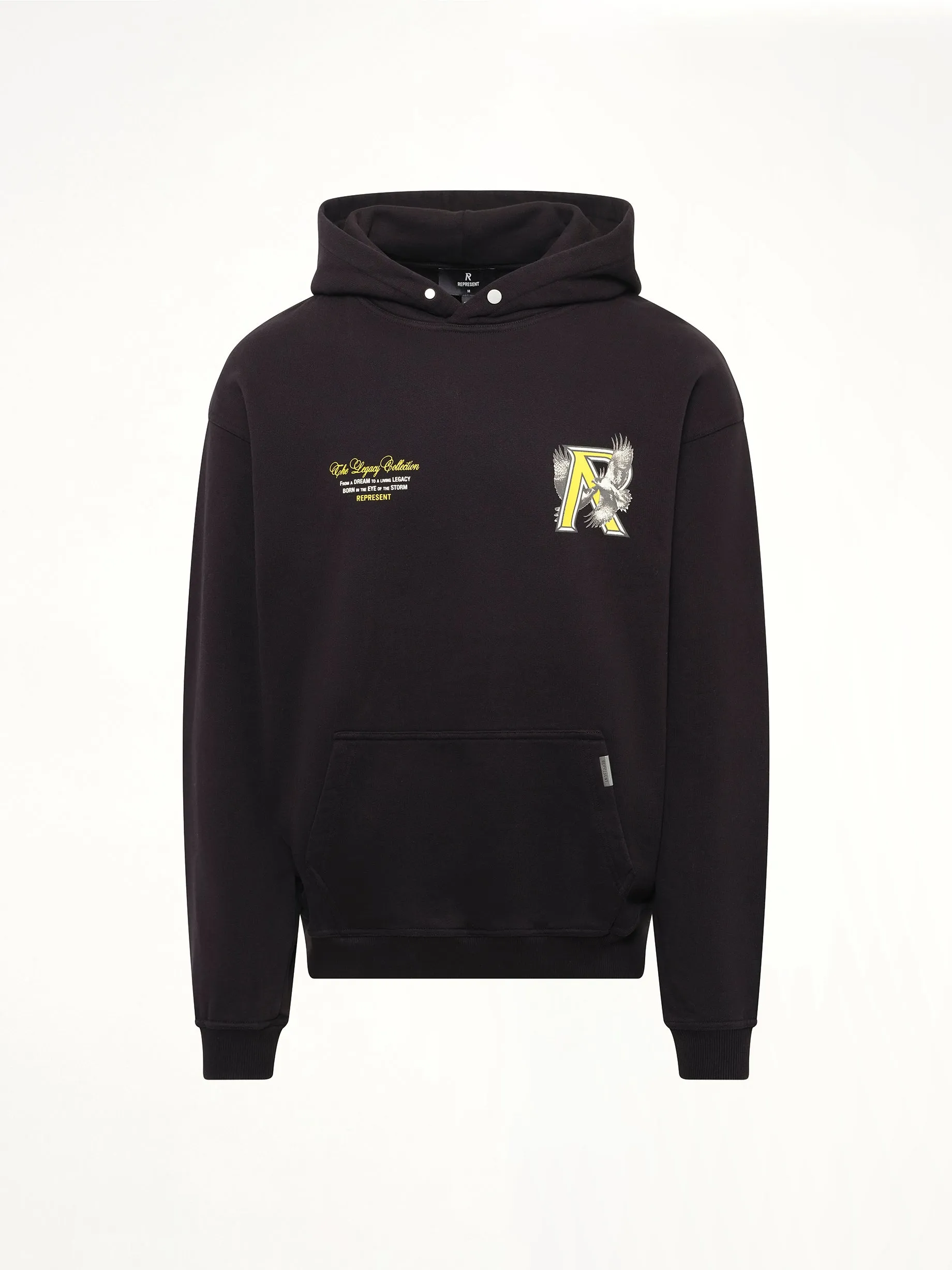 Legacy Falcon Hoodie in Jet Black sold by MARAIS product image thumbnail 2
