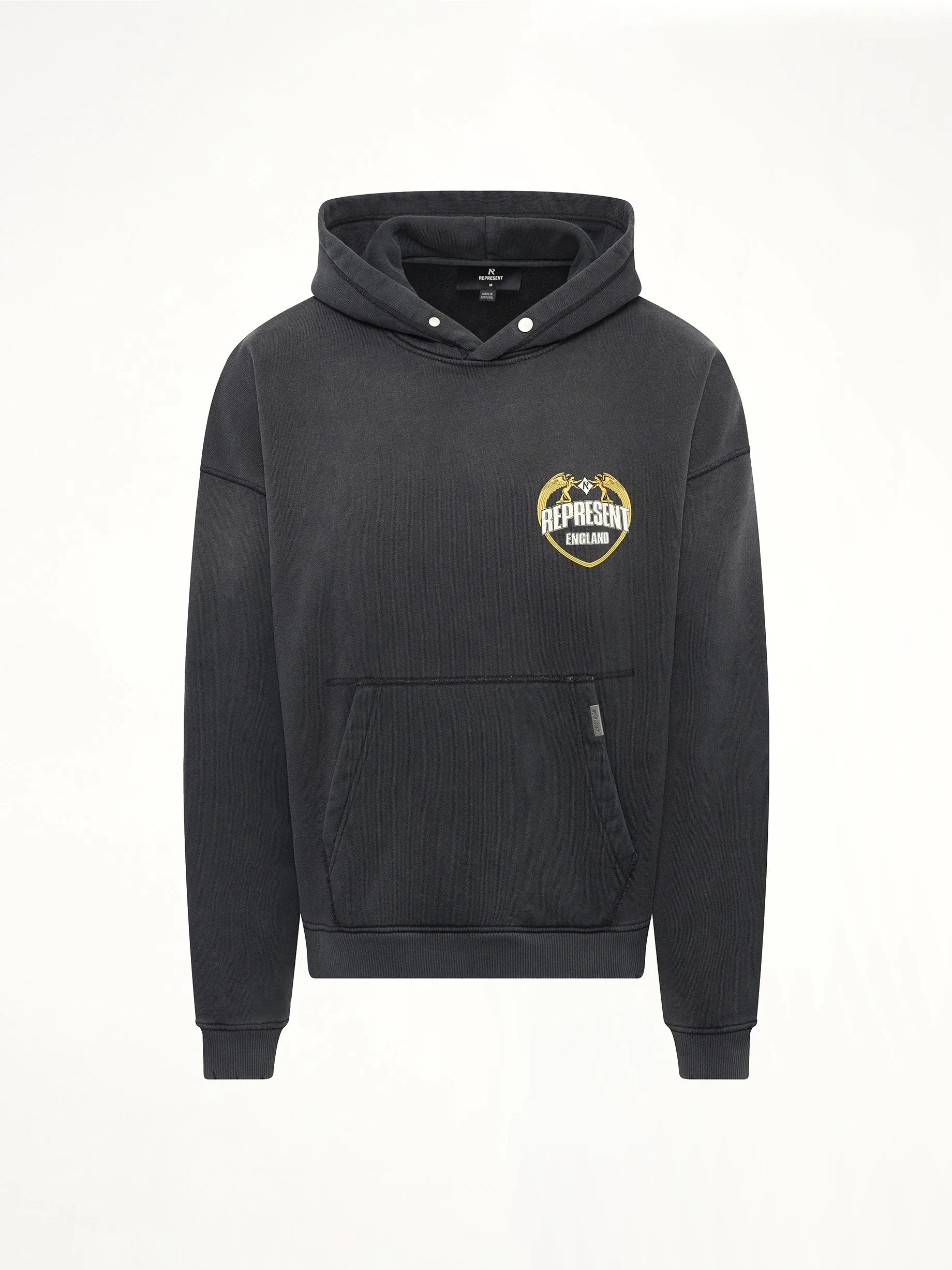 Represent Angel Border Hoodie in Stained Black sold by MARAIS product image thumbnail 2