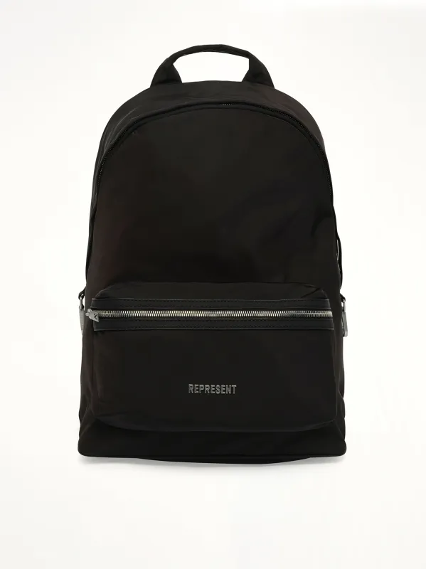 Nylon Backpack in Black sold by MARAIS