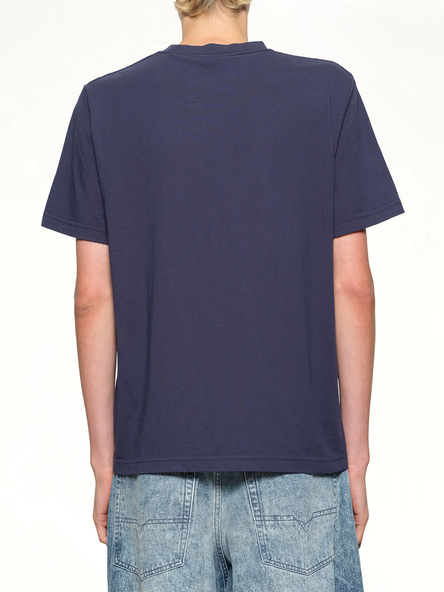Autry x Maison Kitsune T-Shirt in Blue sold by MARAIS product image thumbnail 5