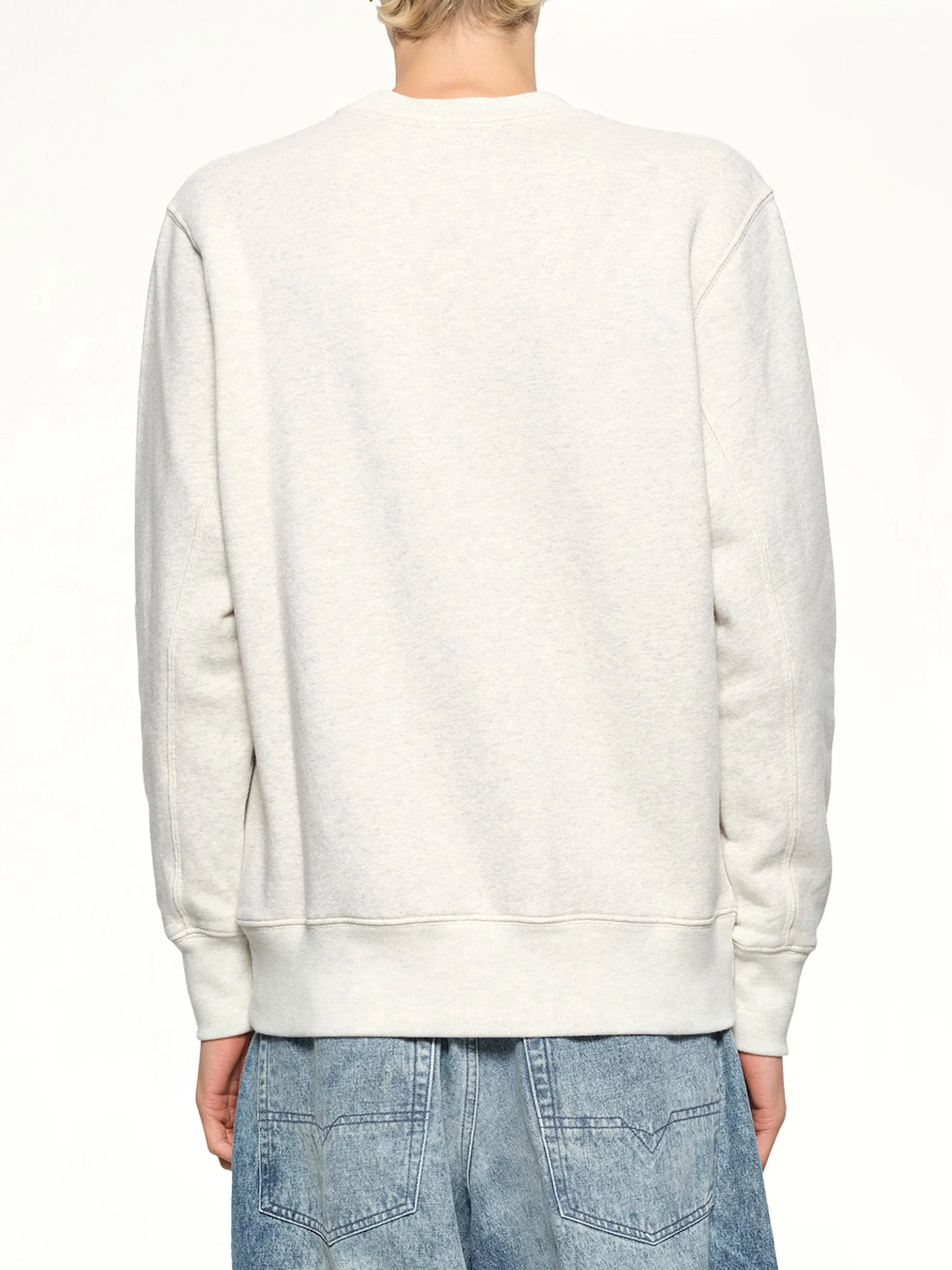 Autry x Maison Kitsune Sweatshirt in Grey Melange sold by MARAIS product image thumbnail 5