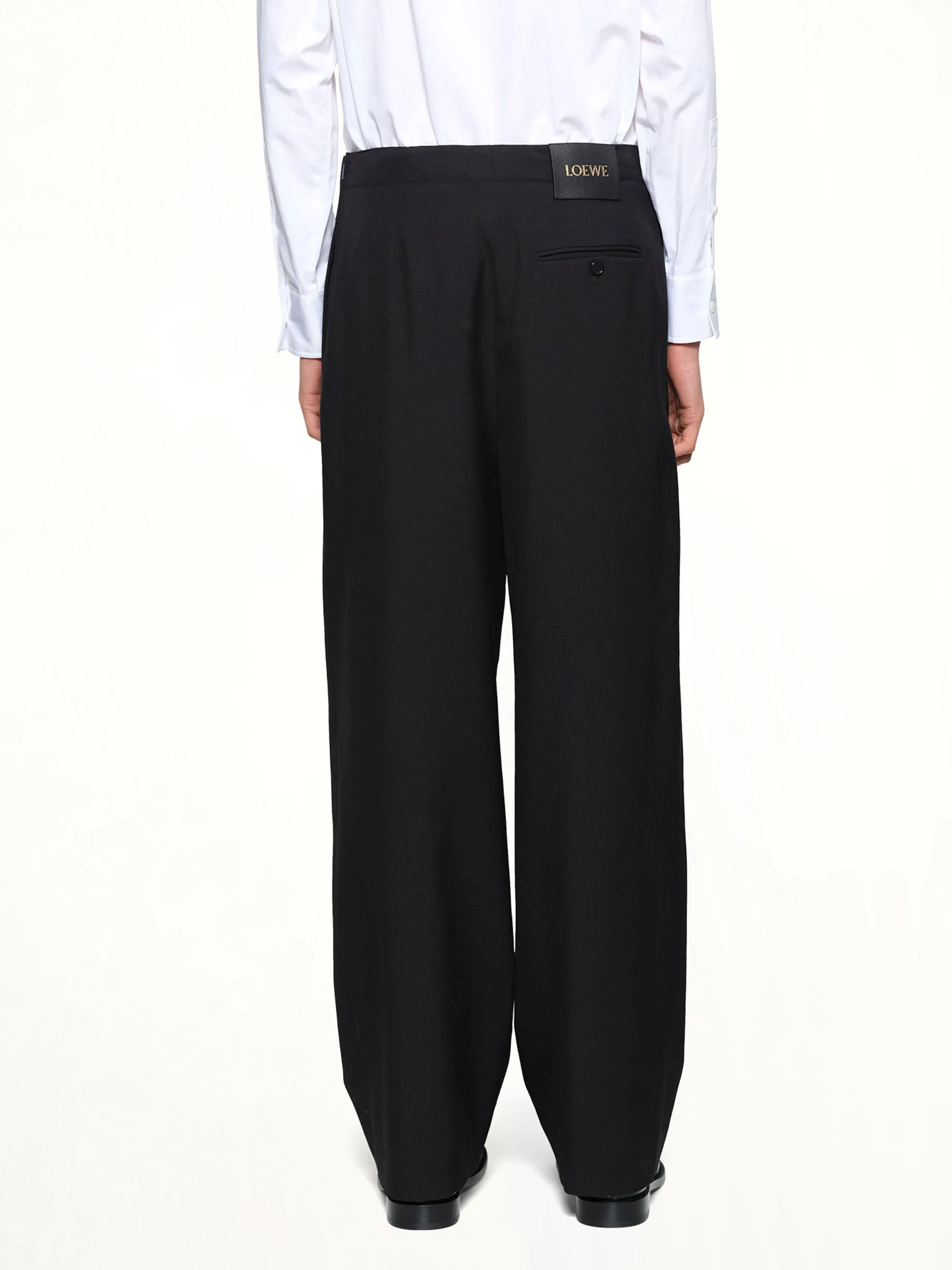 Belted Trousers in Black sold by MARAIS product image thumbnail 5