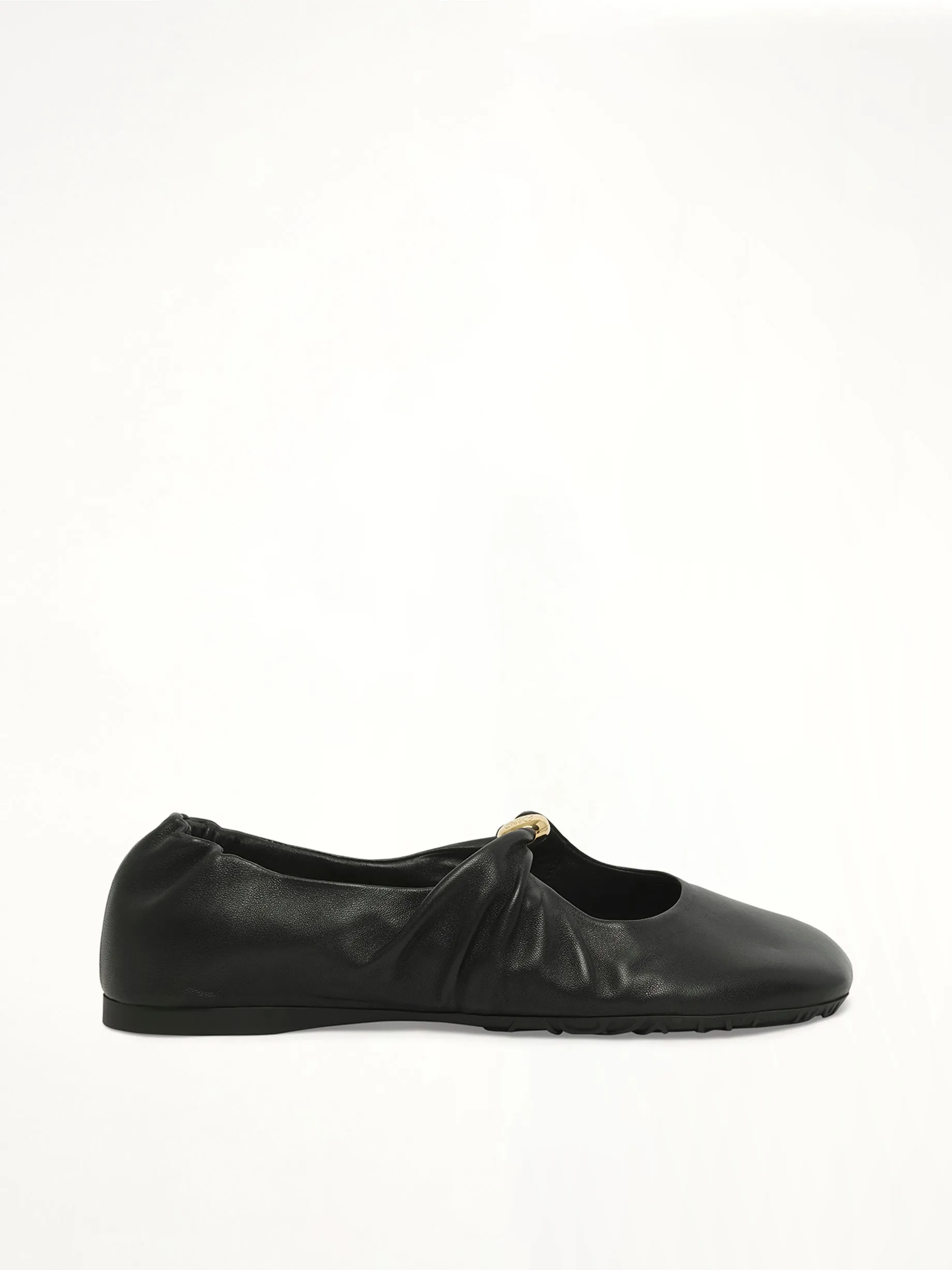 Pebble Soft Ballerina in Black sold by MARAIS