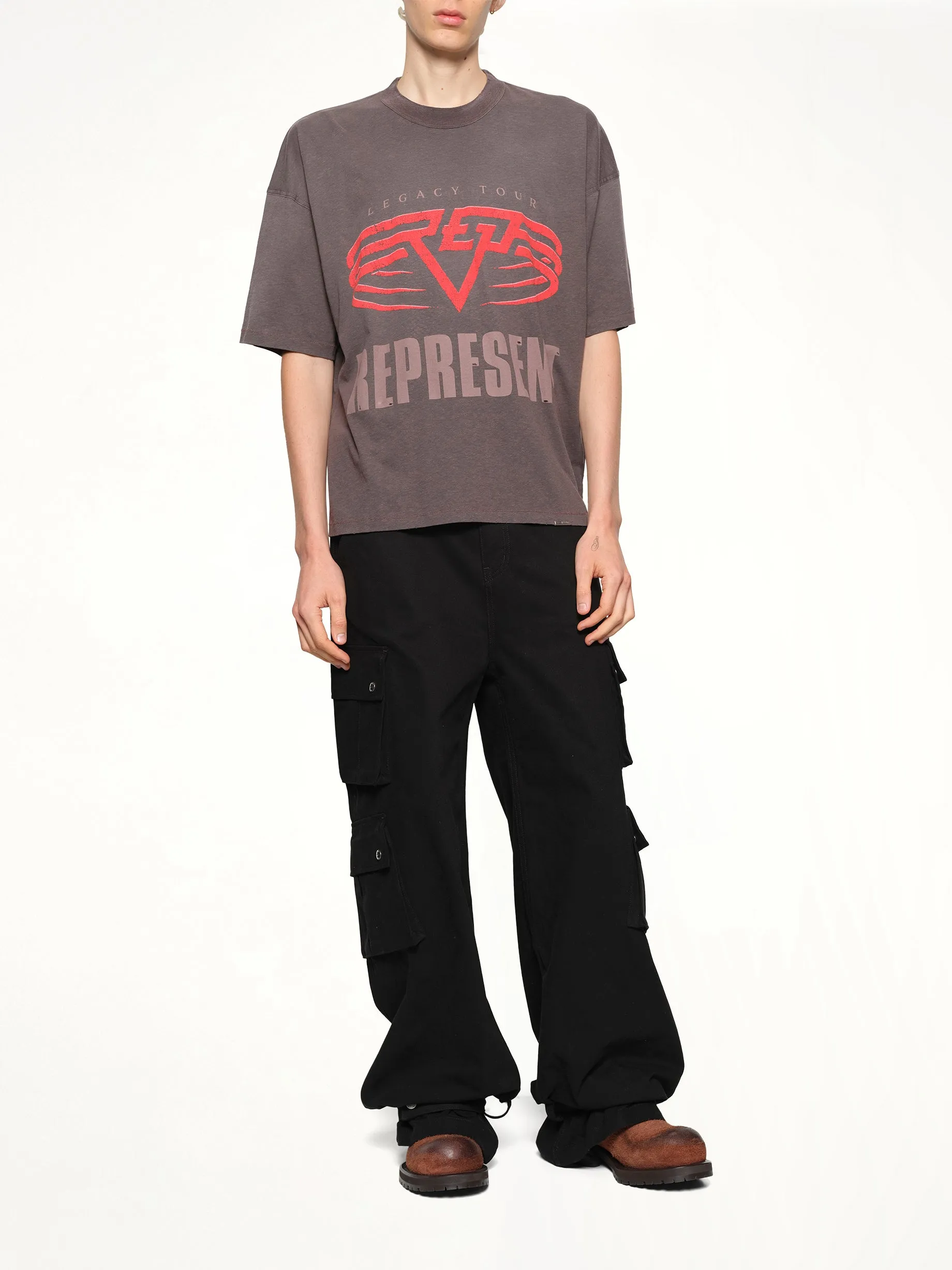 Reversible Living Legacy Falcon T-Shirt in Nero sold by MARAIS product image thumbnail 4