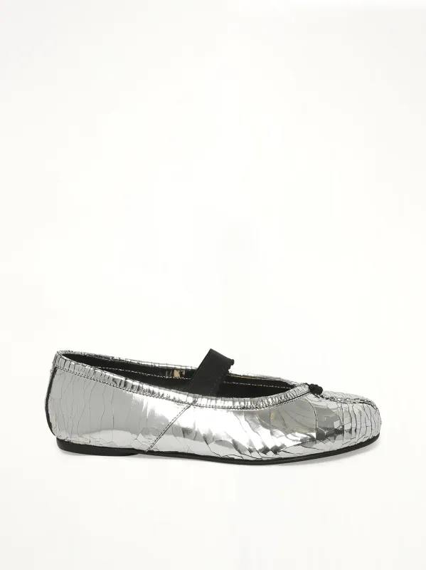 Broken Mirror Ballerina in Silver/Black sold by MARAIS