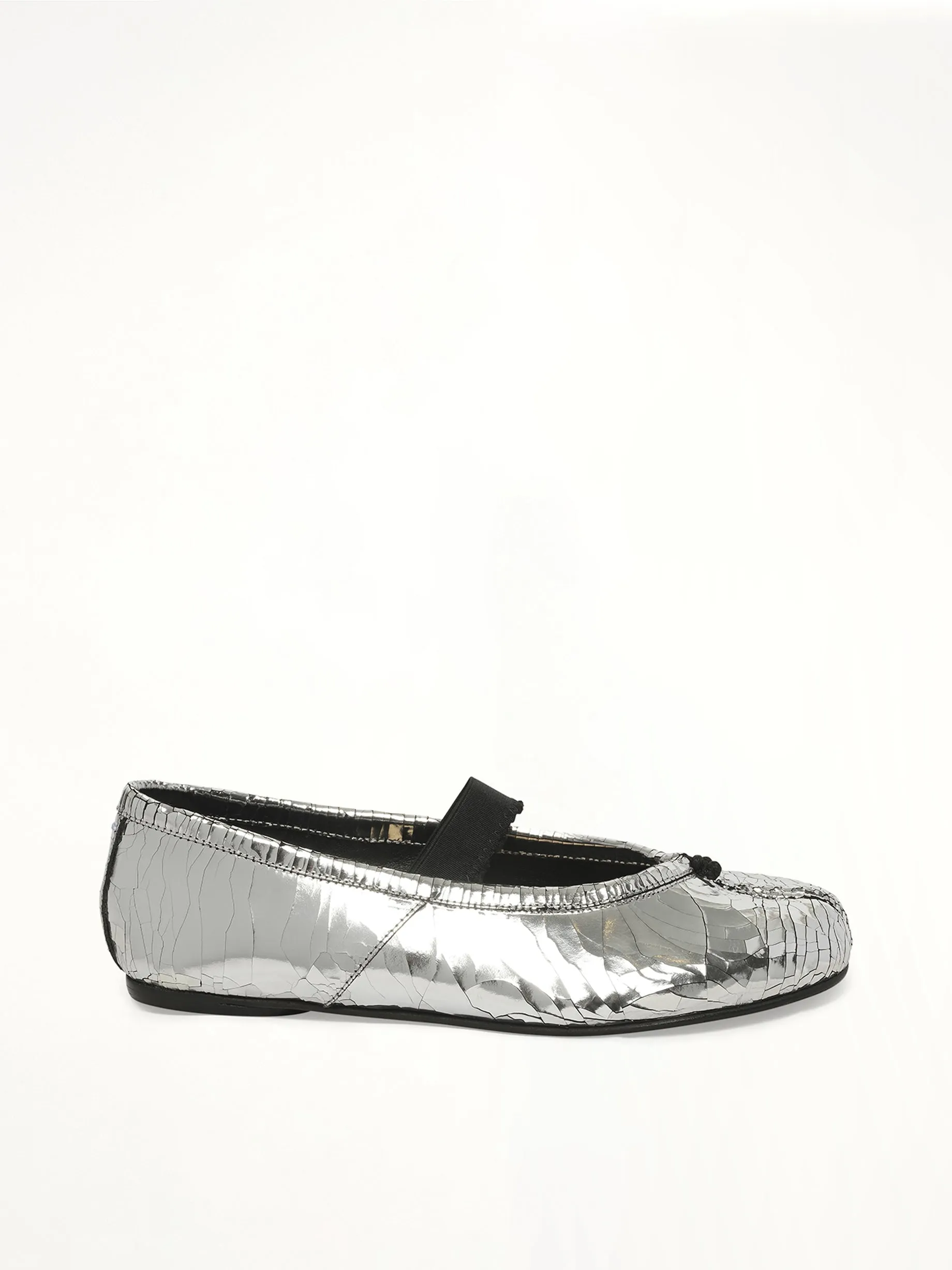 Broken Mirror Ballerina in Silver/Black sold by MARAIS