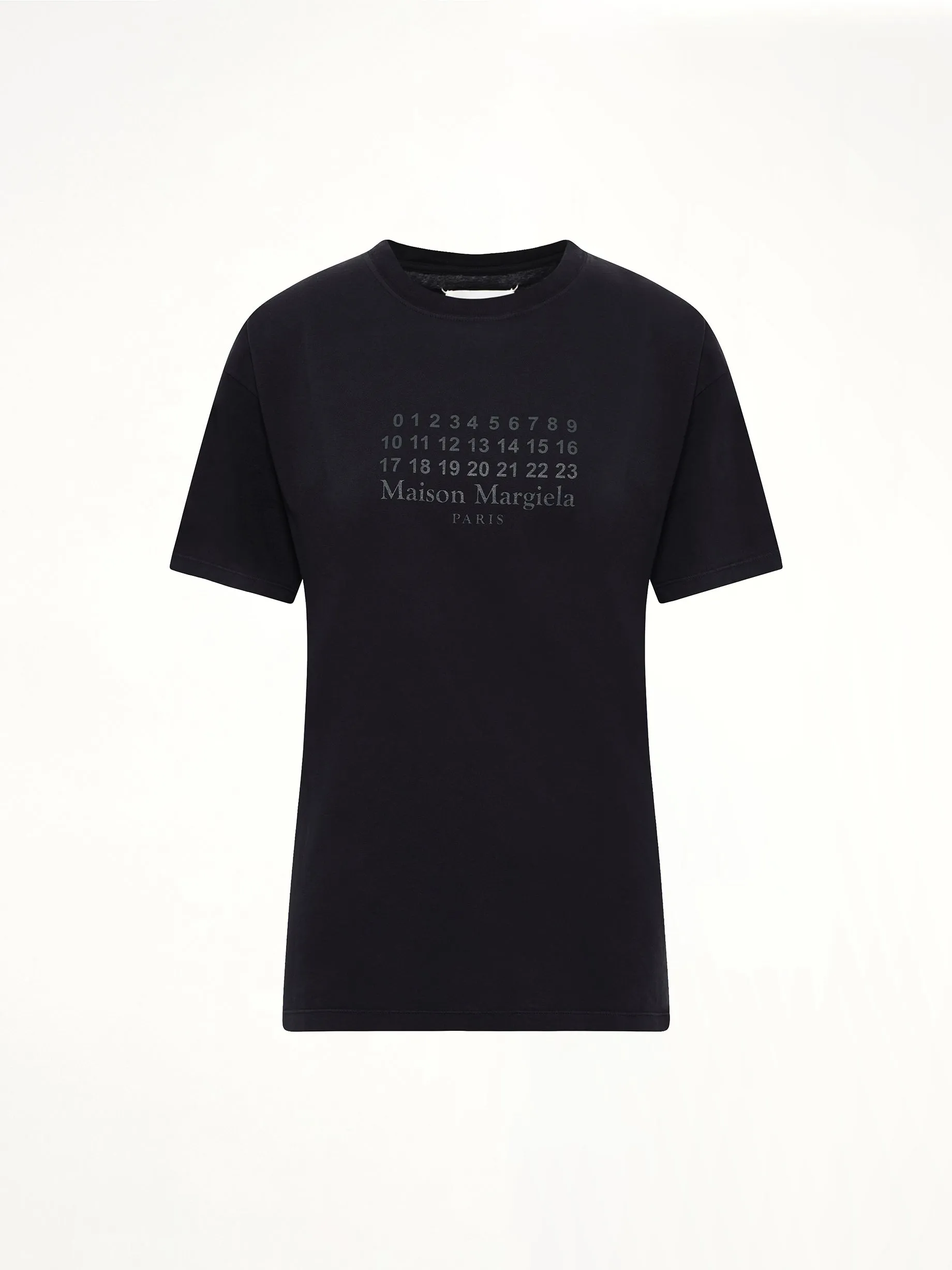 Maison Margiela Logo T-Shirt in Washed Black sold by MARAIS product image thumbnail 2