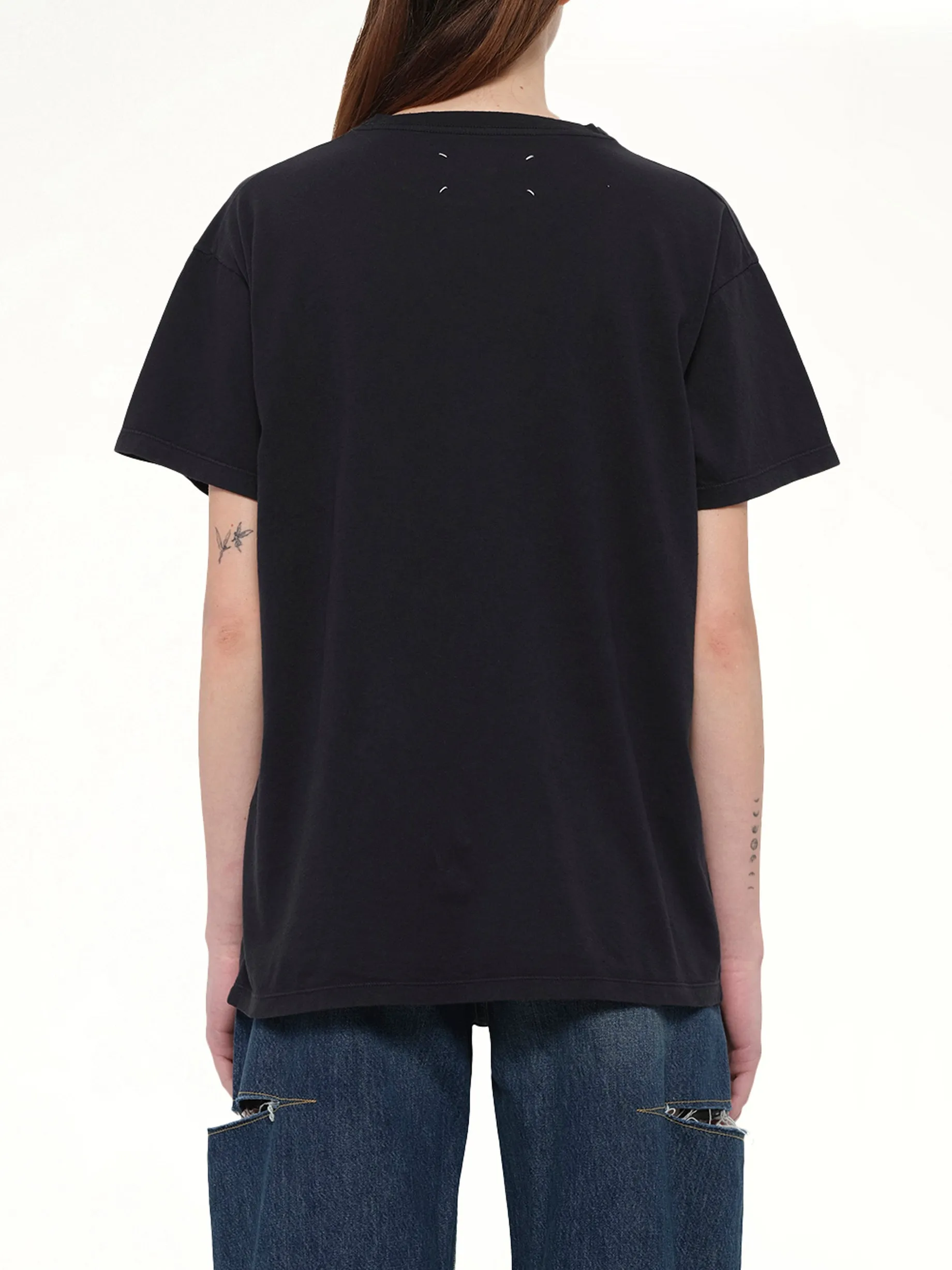 Maison Margiela Logo T-Shirt in Washed Black sold by MARAIS product image thumbnail 5