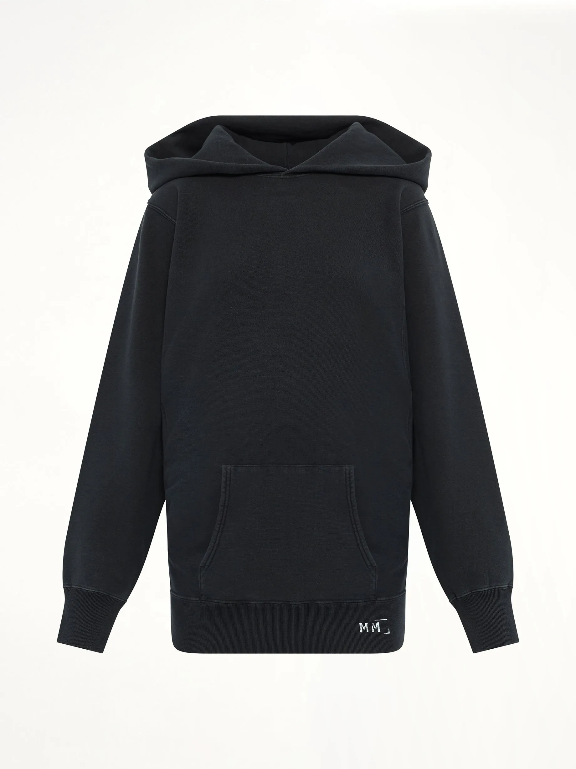 Organic Cotton Fleece Hoodie in Vintage Carbon sold by MARAIS product image thumbnail 2