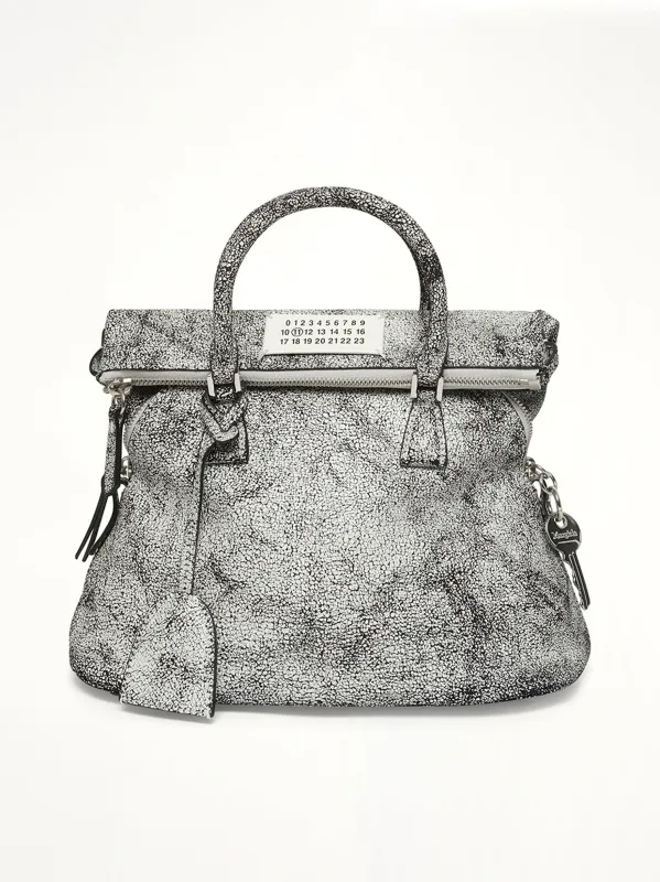 5AC Mini Loved to Death Bag in White/Black sold by MARAIS