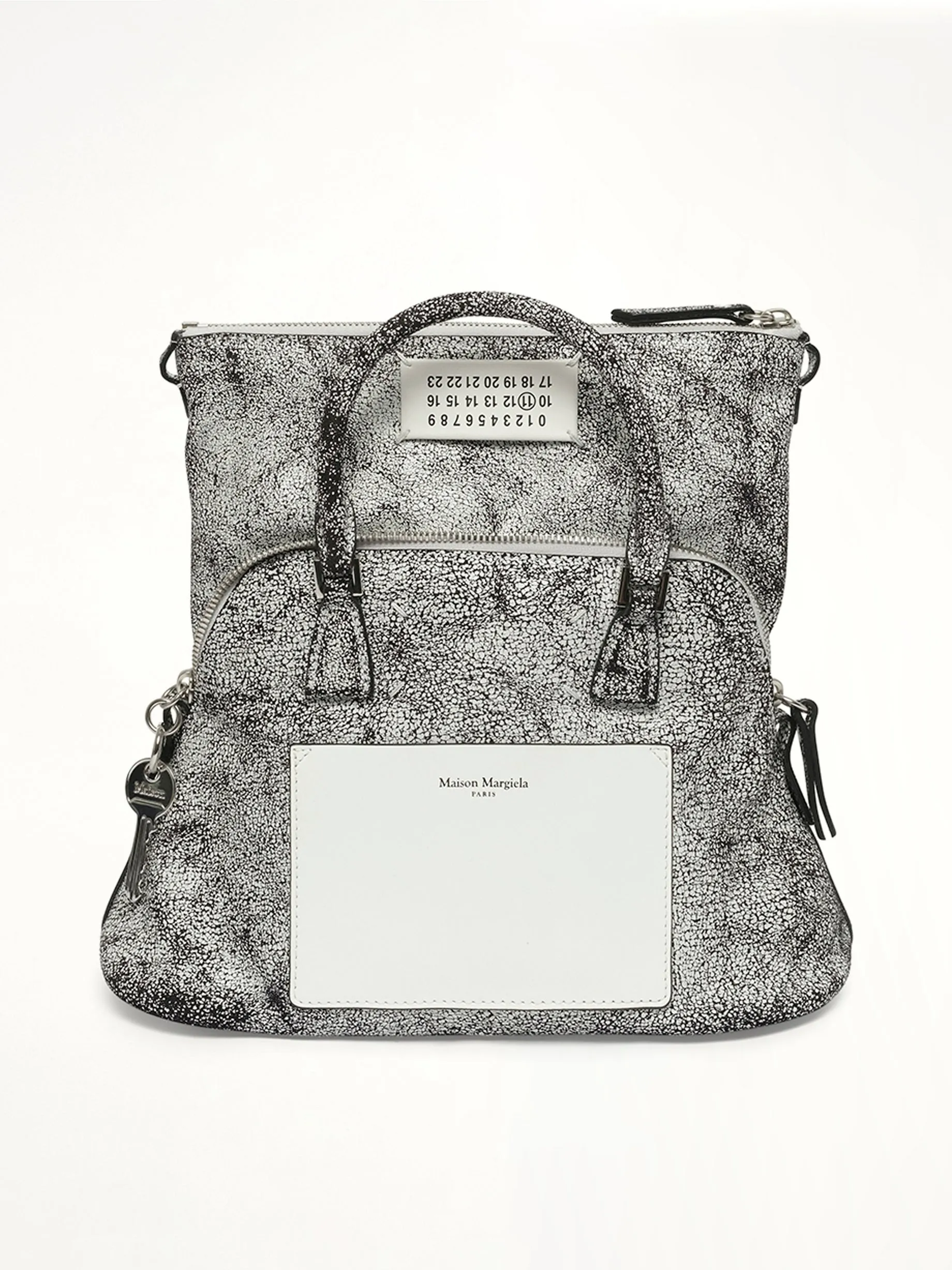 5AC Mini Loved to Death Bag in White/Black sold by MARAIS product image thumbnail 5