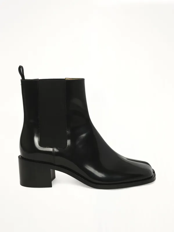 Tabi Chelsea 5.5cm Boots in Black sold by MARAIS