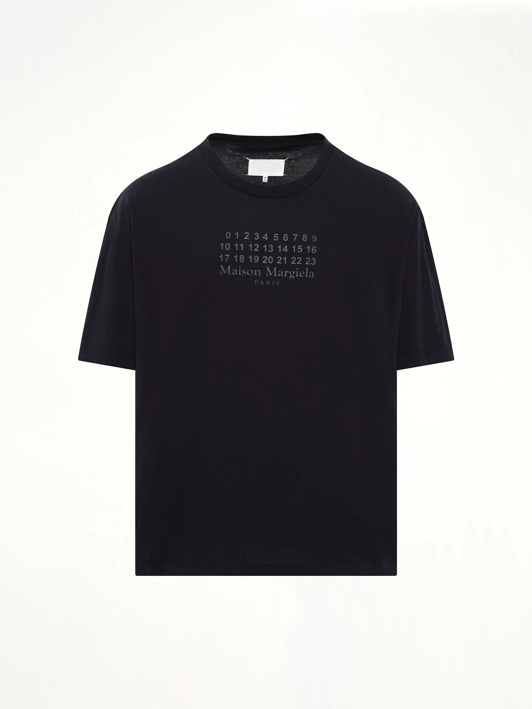 Maison Margiela Logo T-Shirt in Washed Black sold by MARAIS product image thumbnail 2