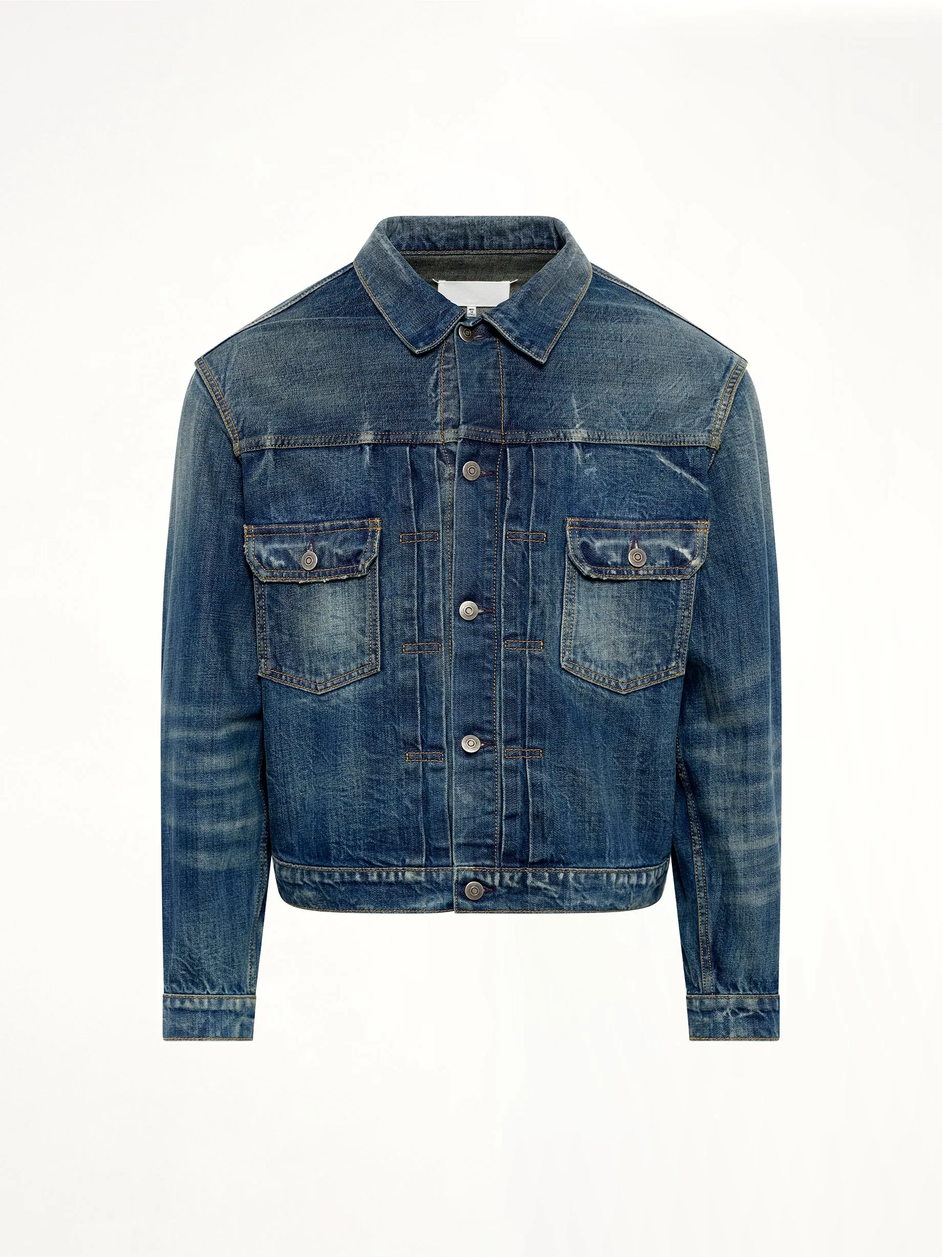 Denim Jacket in Blue Wash sold by MARAIS product image thumbnail 2