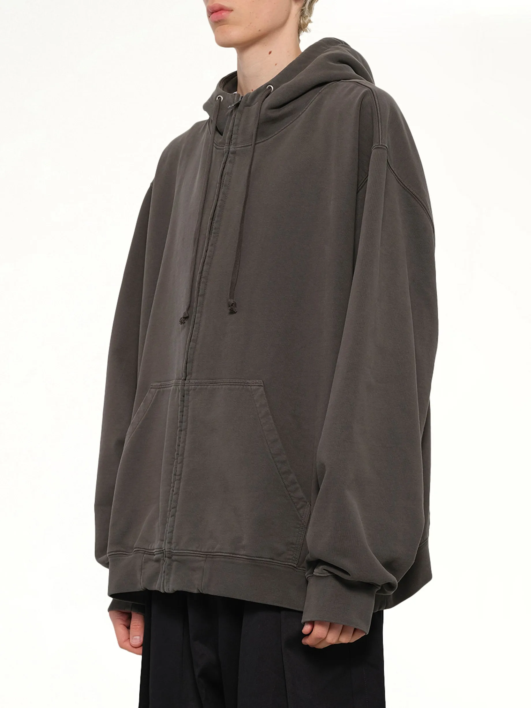 Zip Hoodie in Mink sold by MARAIS product image thumbnail 3