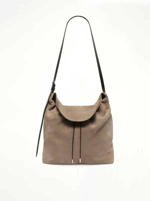Belt Bag Hobo Small in Vison/Black/Chestnut sold by MARAIS