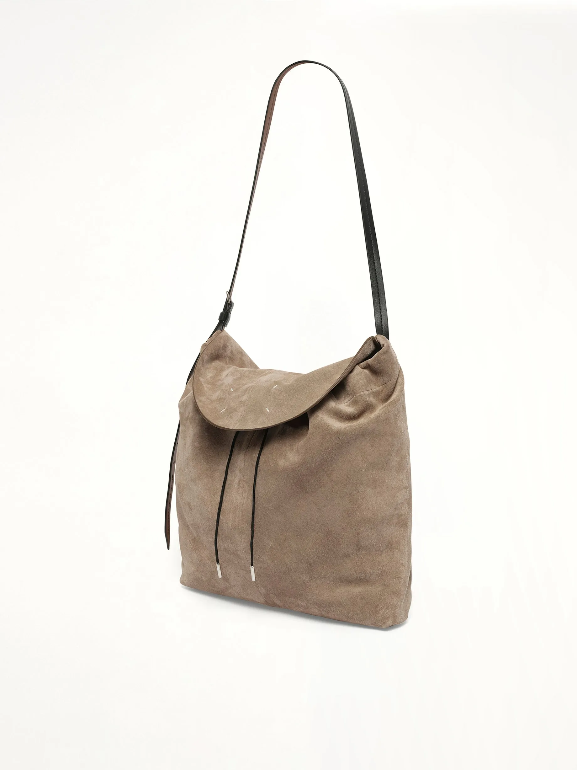 Belt Bag Hobo Small in Vison/Black/Chestnut sold by MARAIS product image thumbnail 2