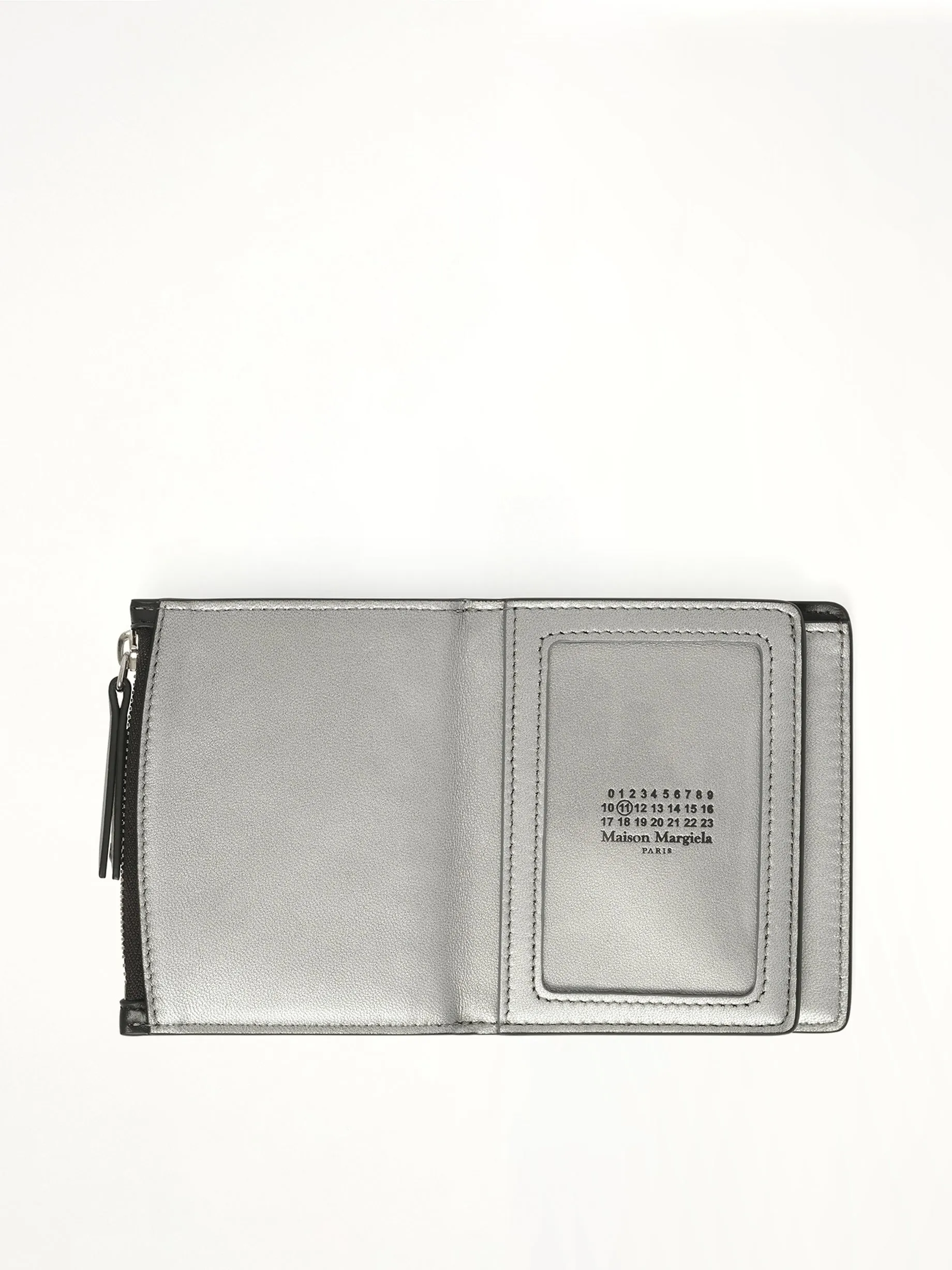 Maison Margiela Flip Wallet in Black/Silver sold by MARAIS product image thumbnail 3