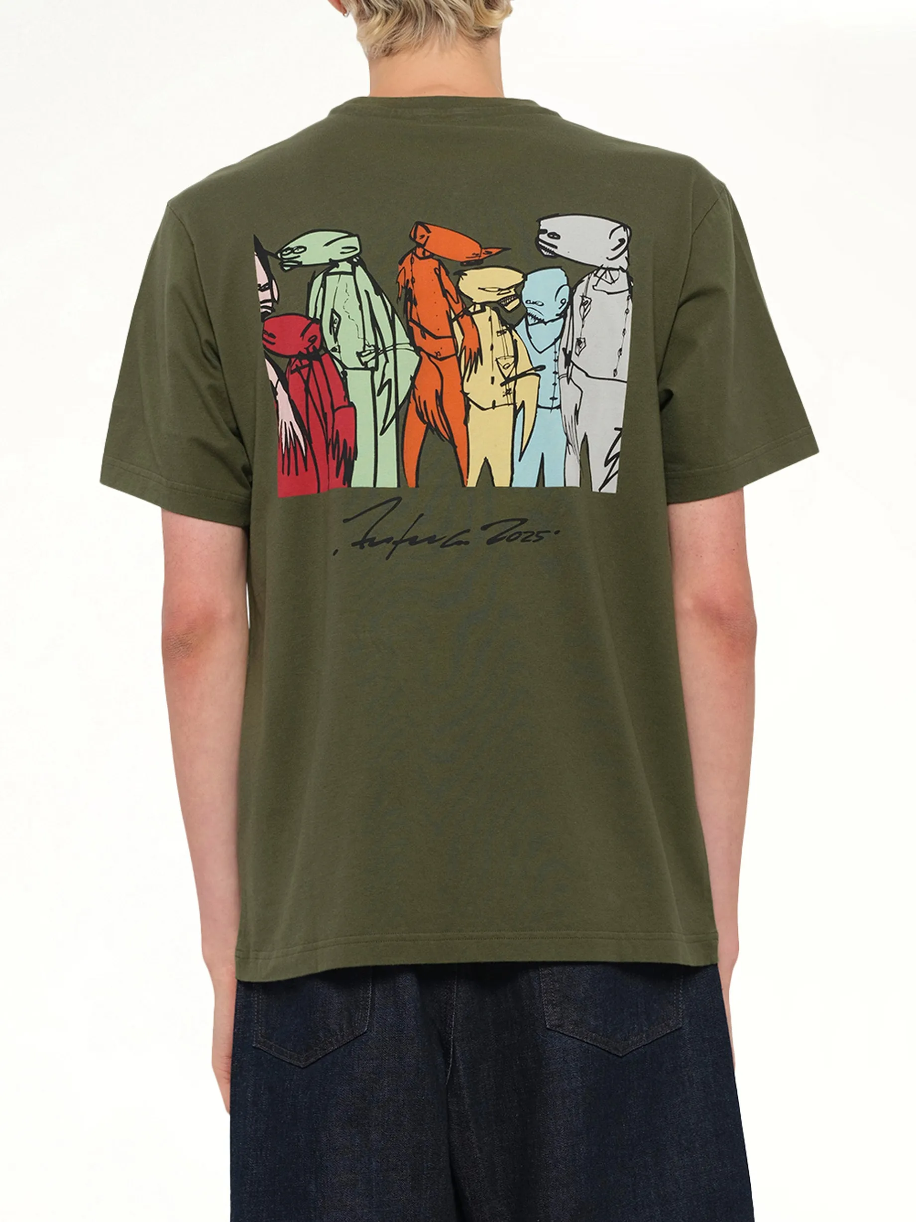 Kenzo x Futura 2000 T-Shirt in Olive sold by MARAIS product image thumbnail 5