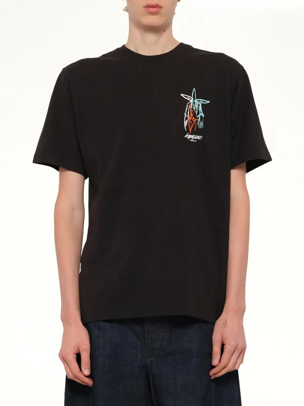 Kenzo x Futura 2000 T-Shirt in Black sold by MARAIS