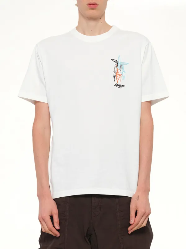 Kenzo x Futura 2000 T-Shirt in Off White sold by MARAIS