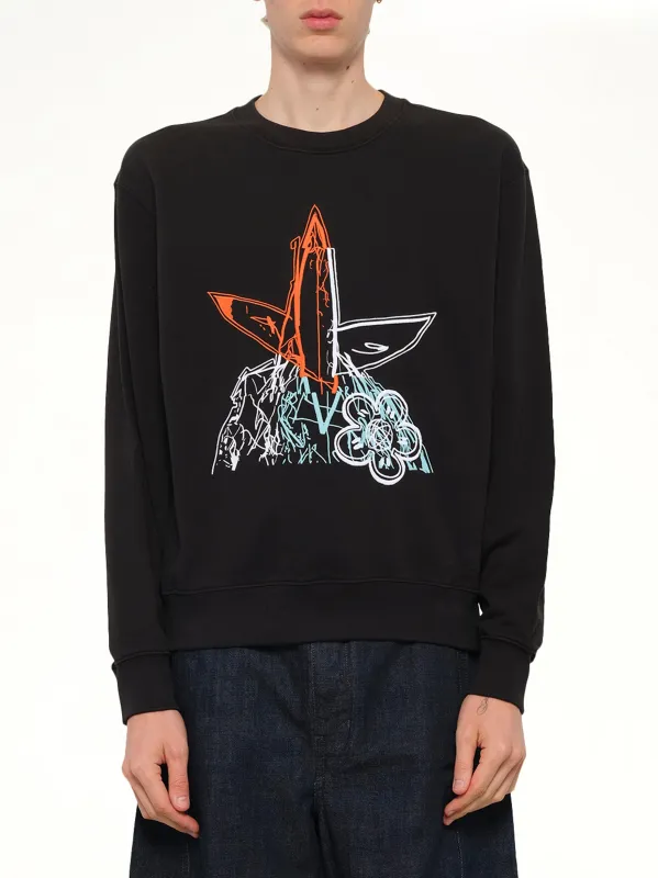 Kenzo x Futura 2000 Sweatshirt in Black sold by MARAIS