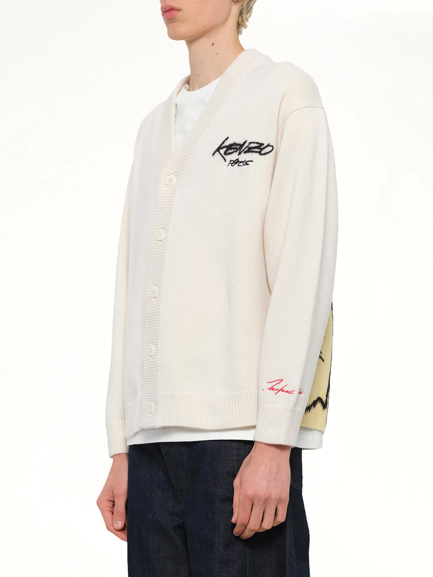 Kenzo x Futura 2000 Cardigan in Off White sold by MARAIS product image thumbnail 3