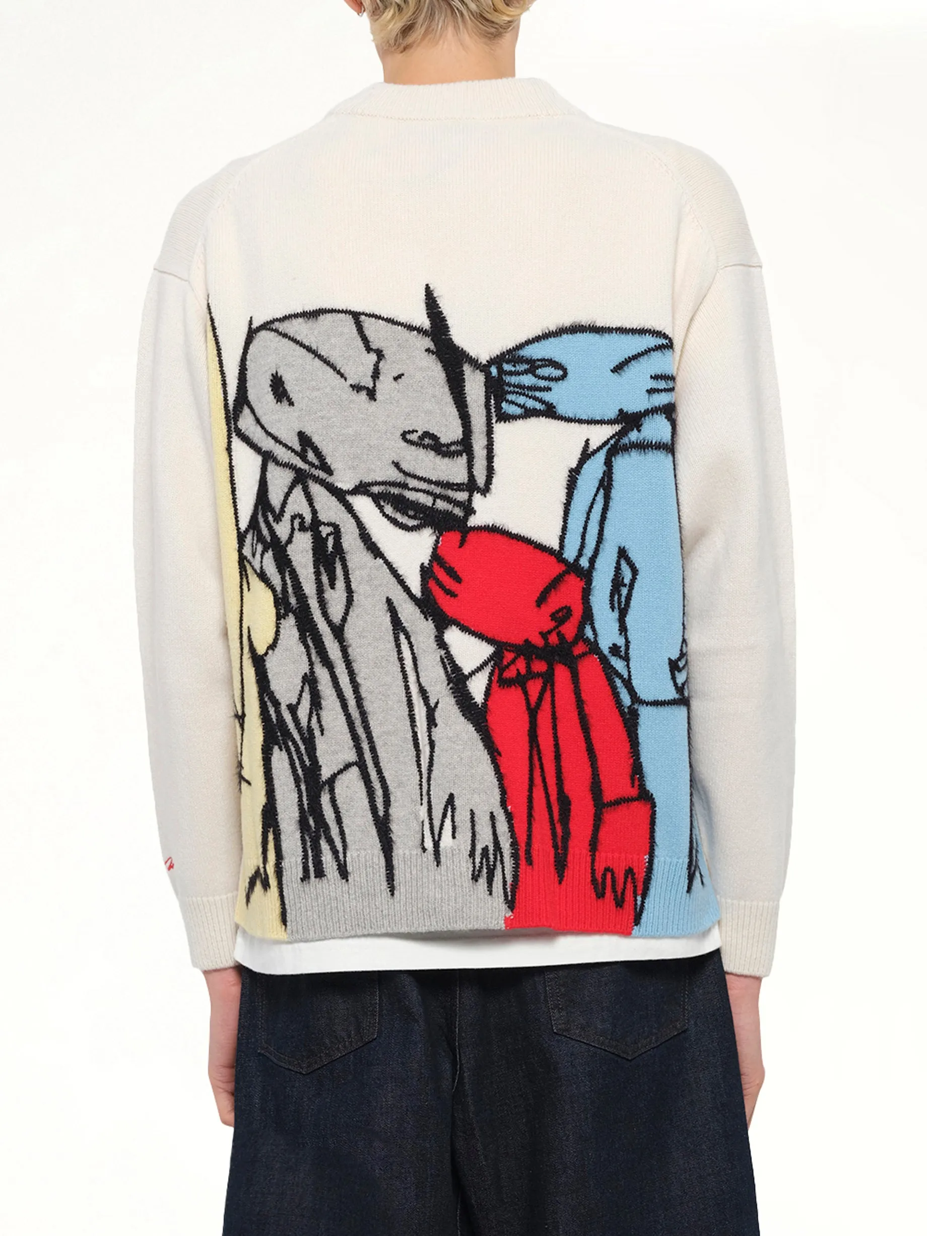 Kenzo x Futura 2000 Cardigan in Off White sold by MARAIS product image thumbnail 5